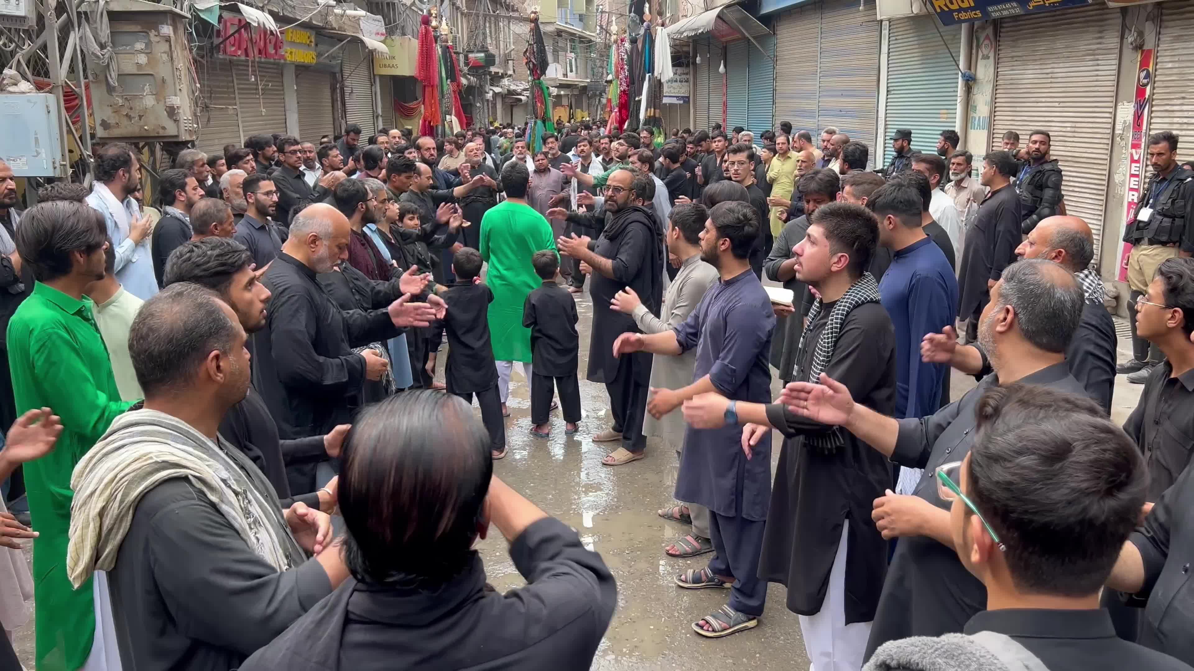 Muharram 2024 procession in Peshawar