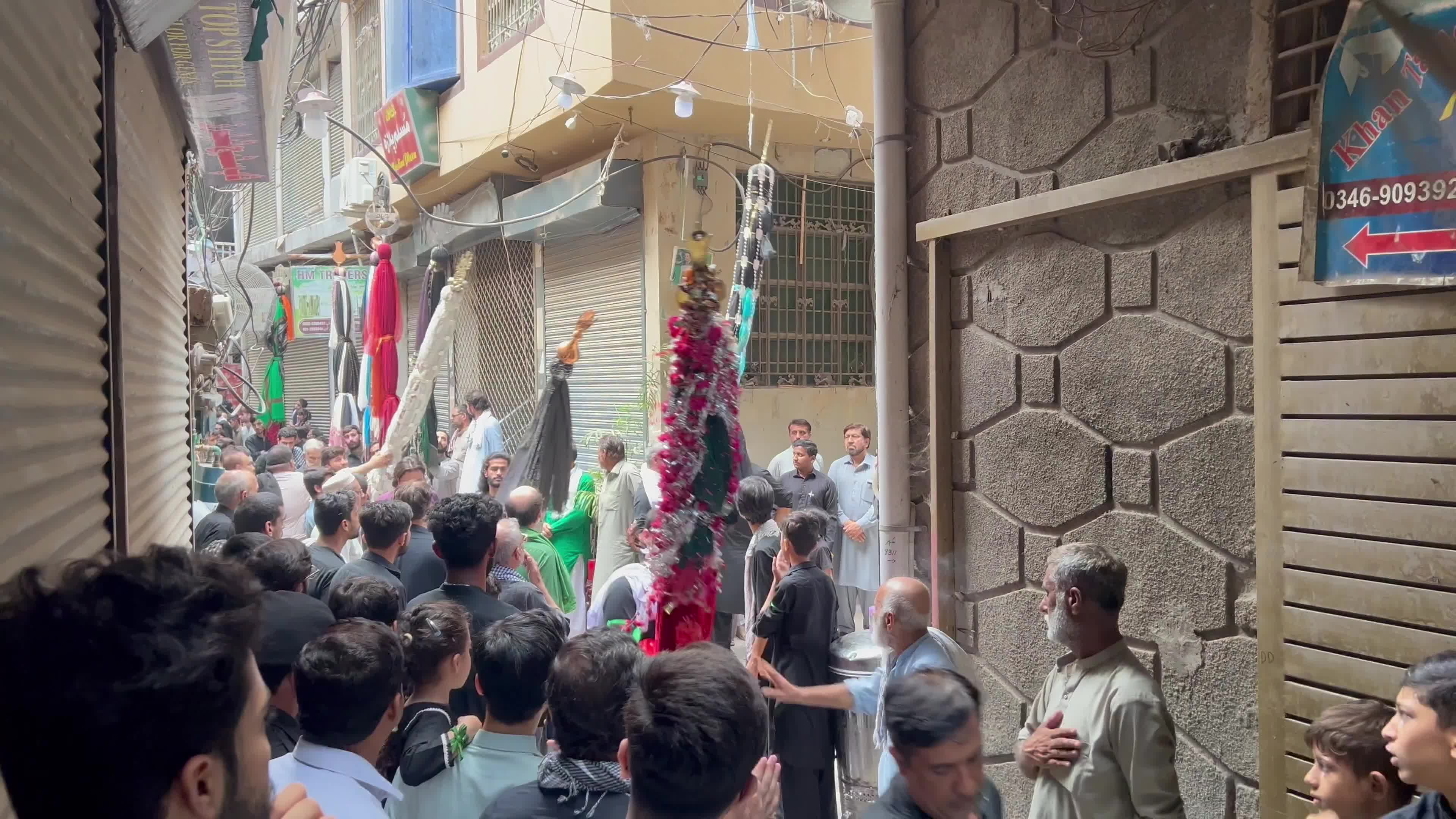Muharram 2024 procession in Peshawar
