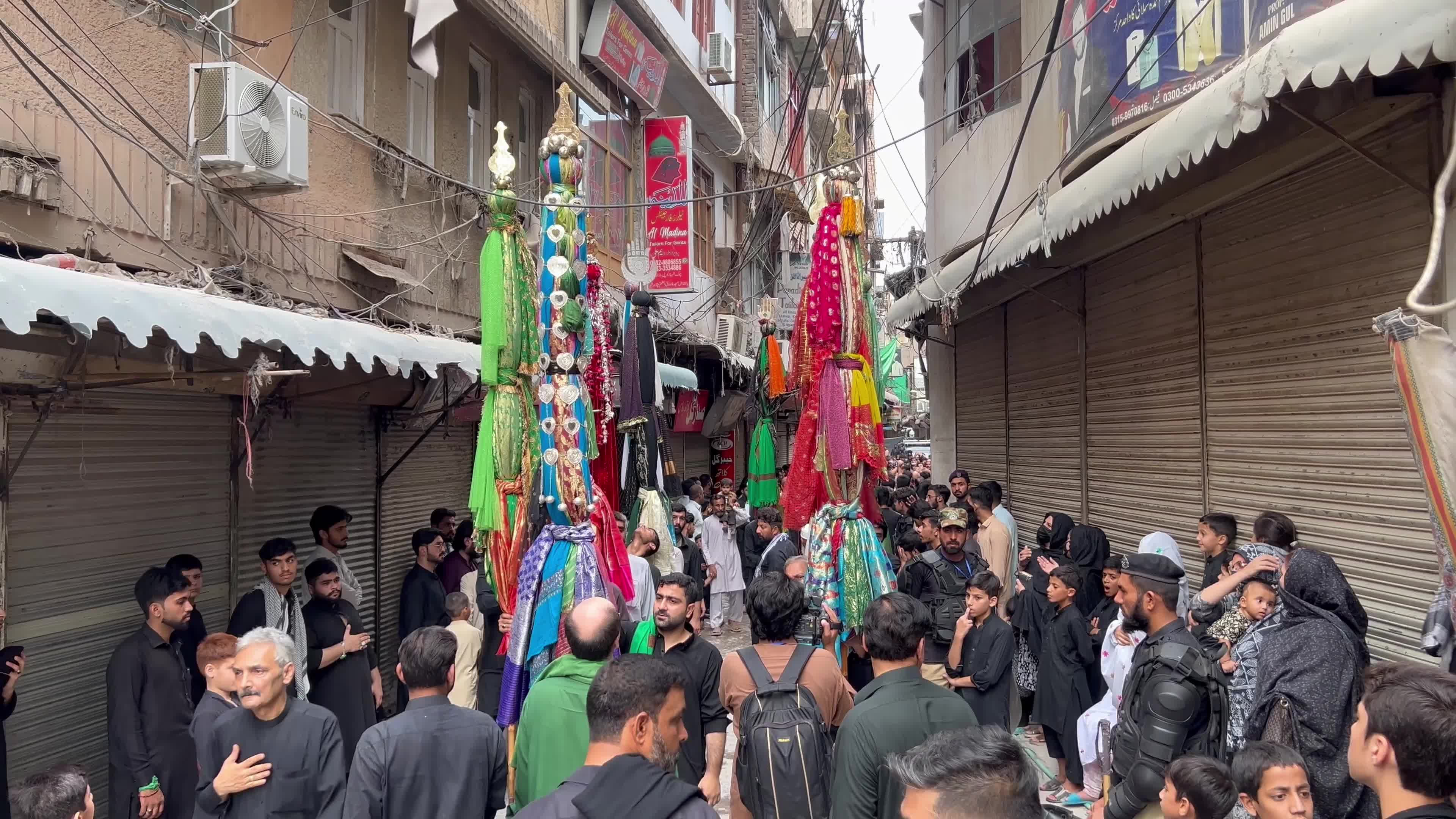 Muharram 2024 procession in Peshawar