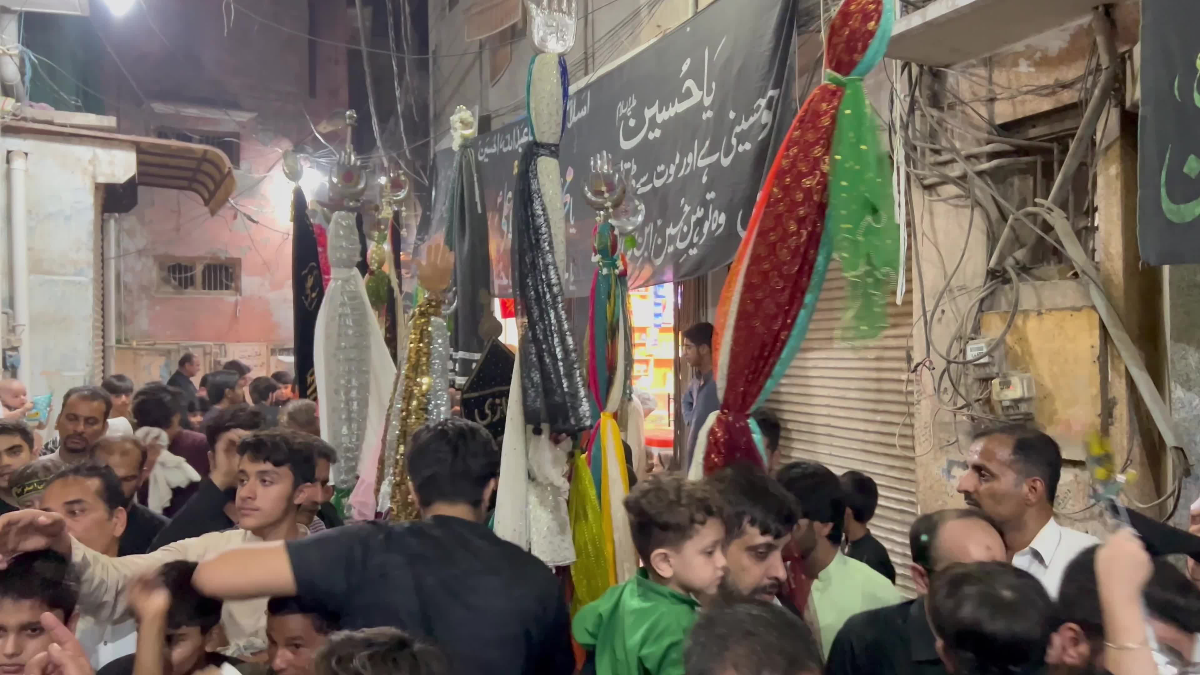 Muharram 2024 procession in Peshawar