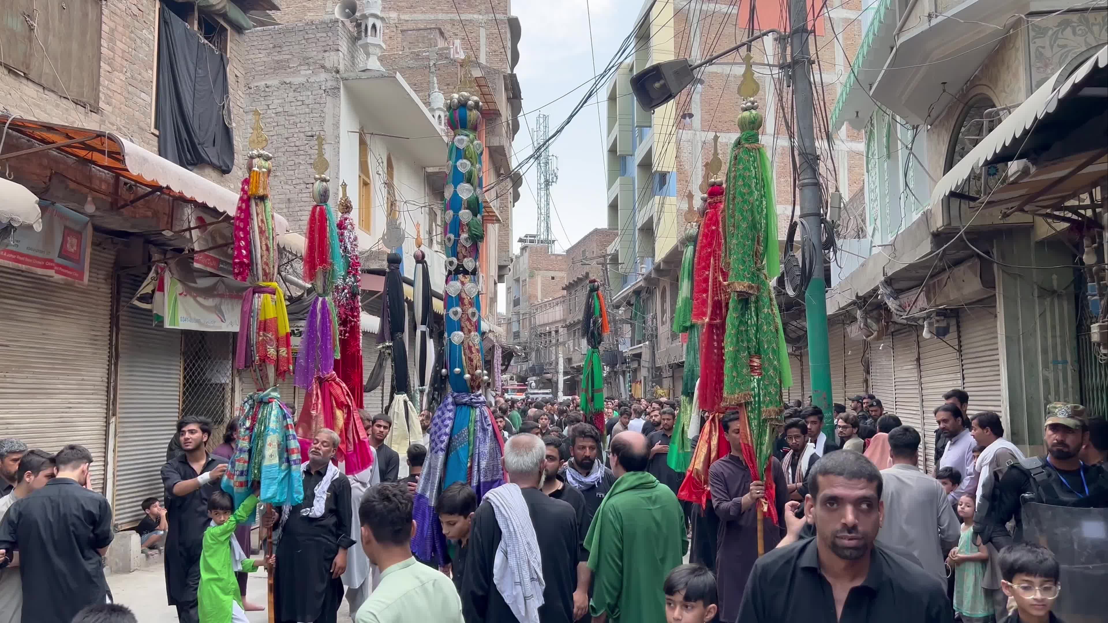 Muharram 2024 procession in Peshawar