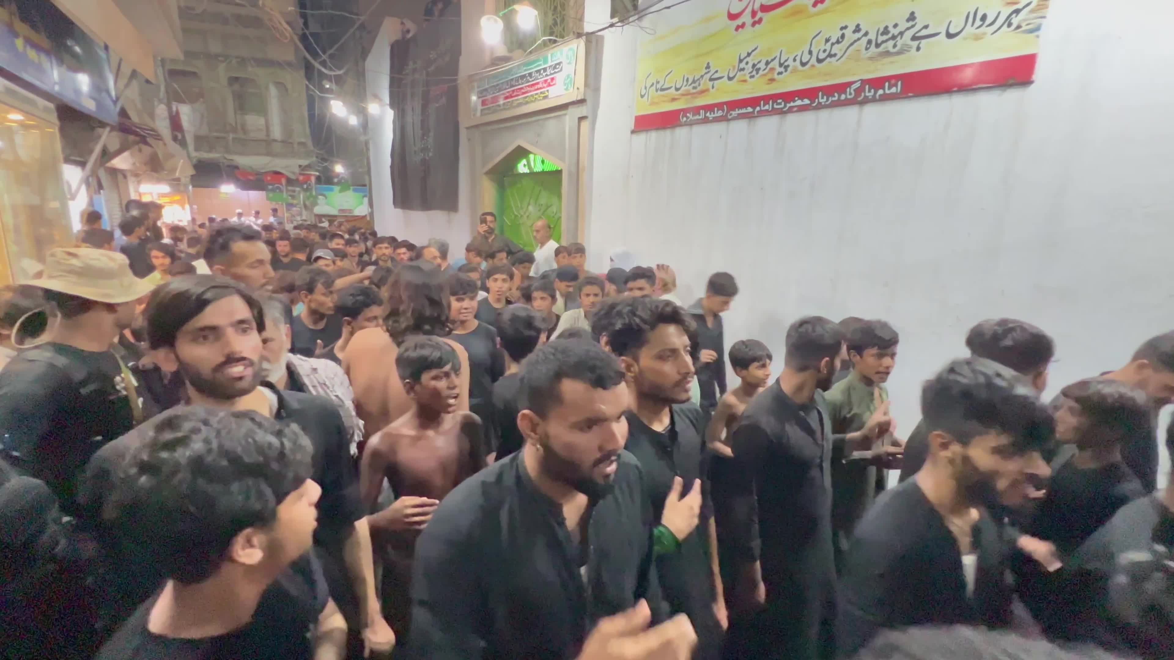 Muharram 2024 procession in Peshawar