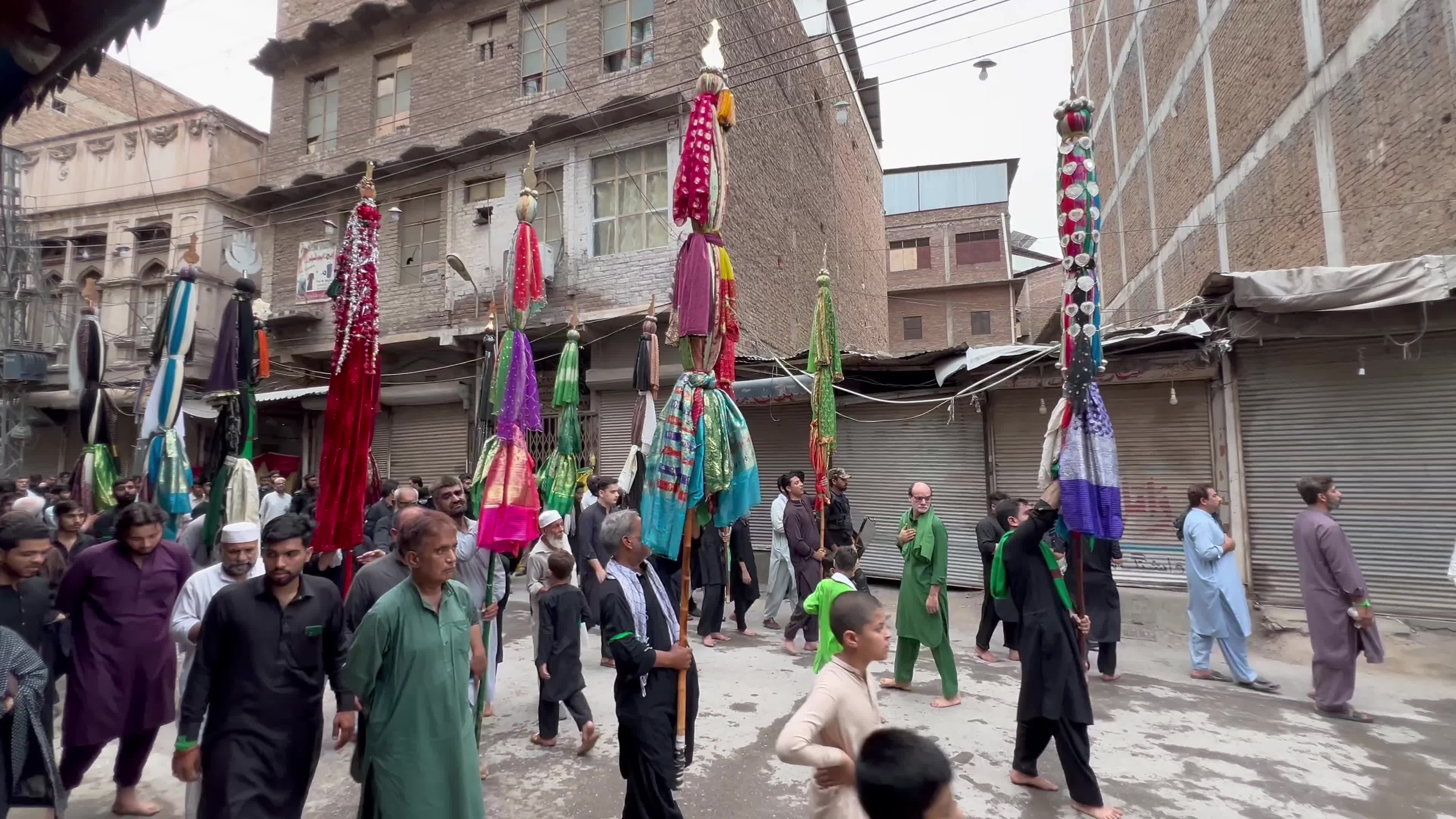 Muharram 2024 procession in Peshawar