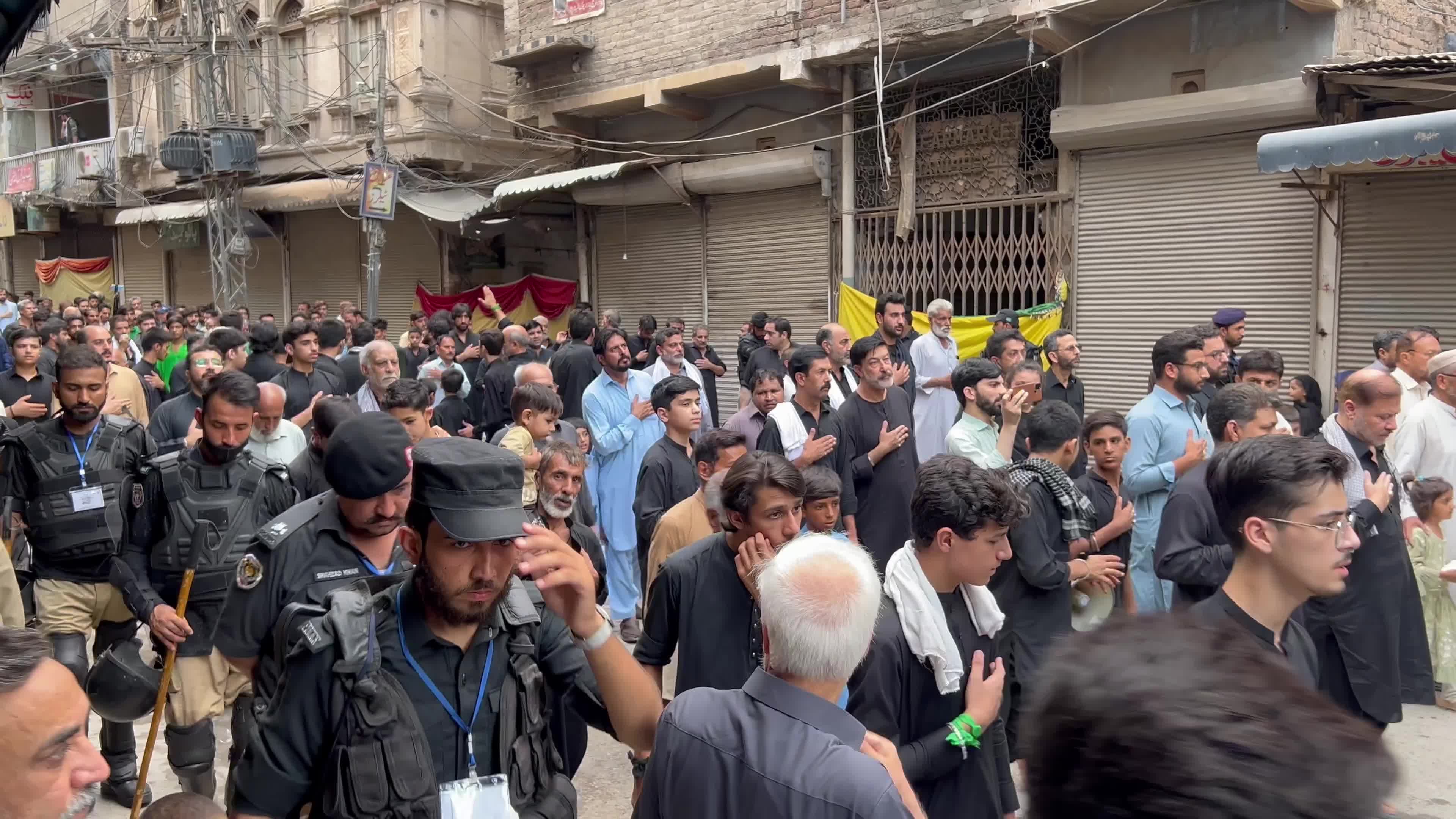 Muharram 2024 procession in Peshawar
