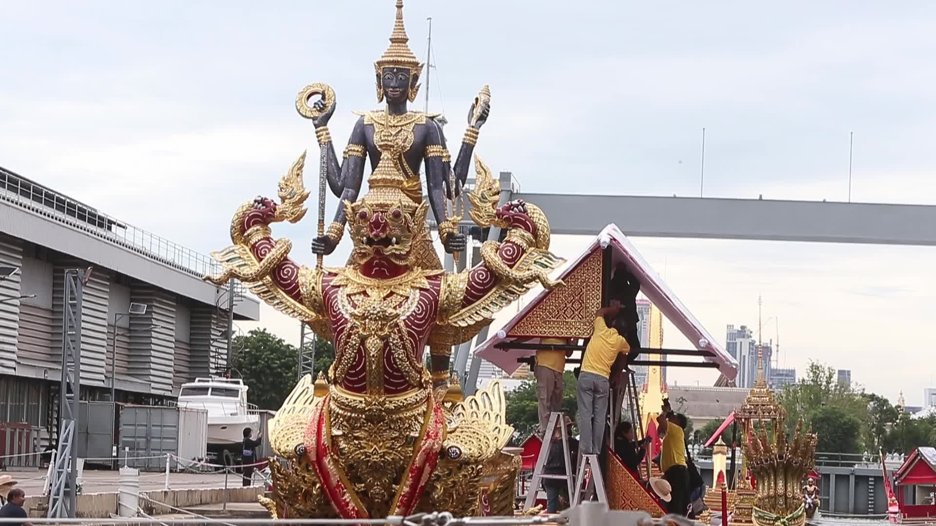 Royal Thai Naval Dockyard in Bangkok
