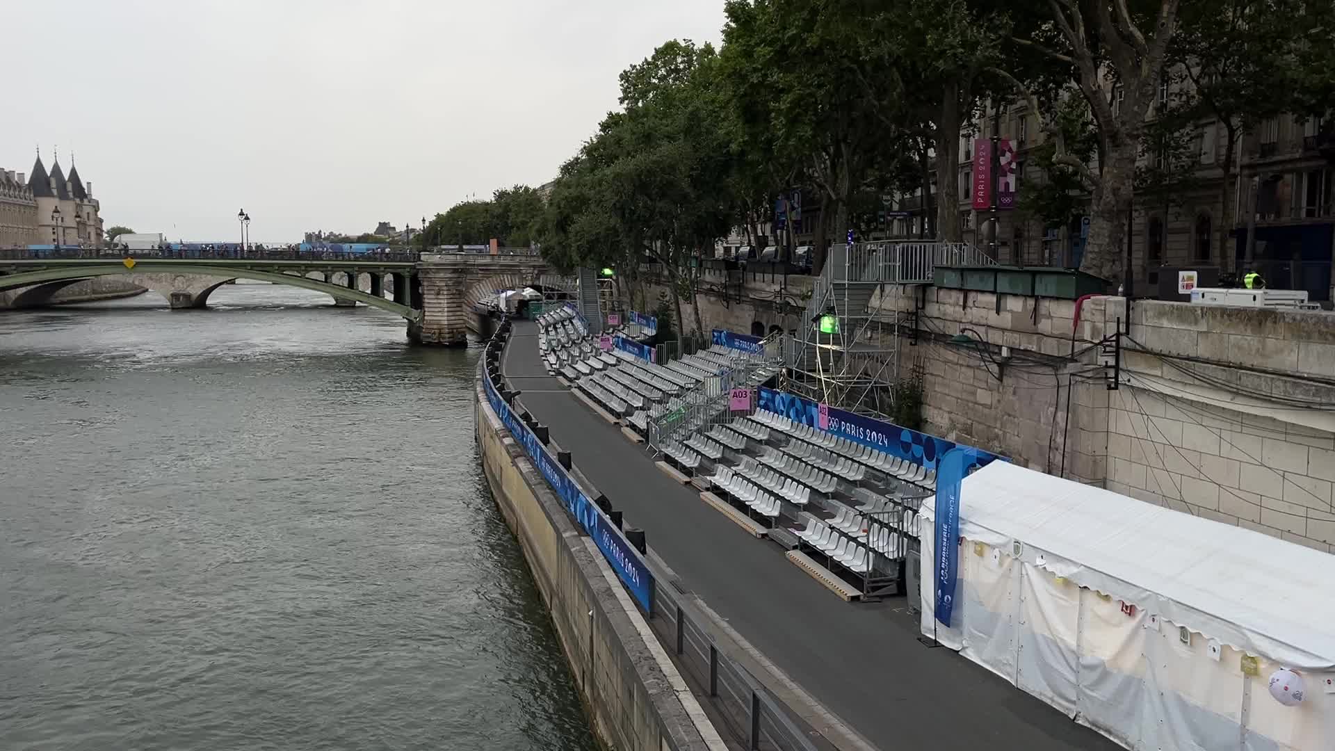 Paris on the eve of the Olympics ceremony