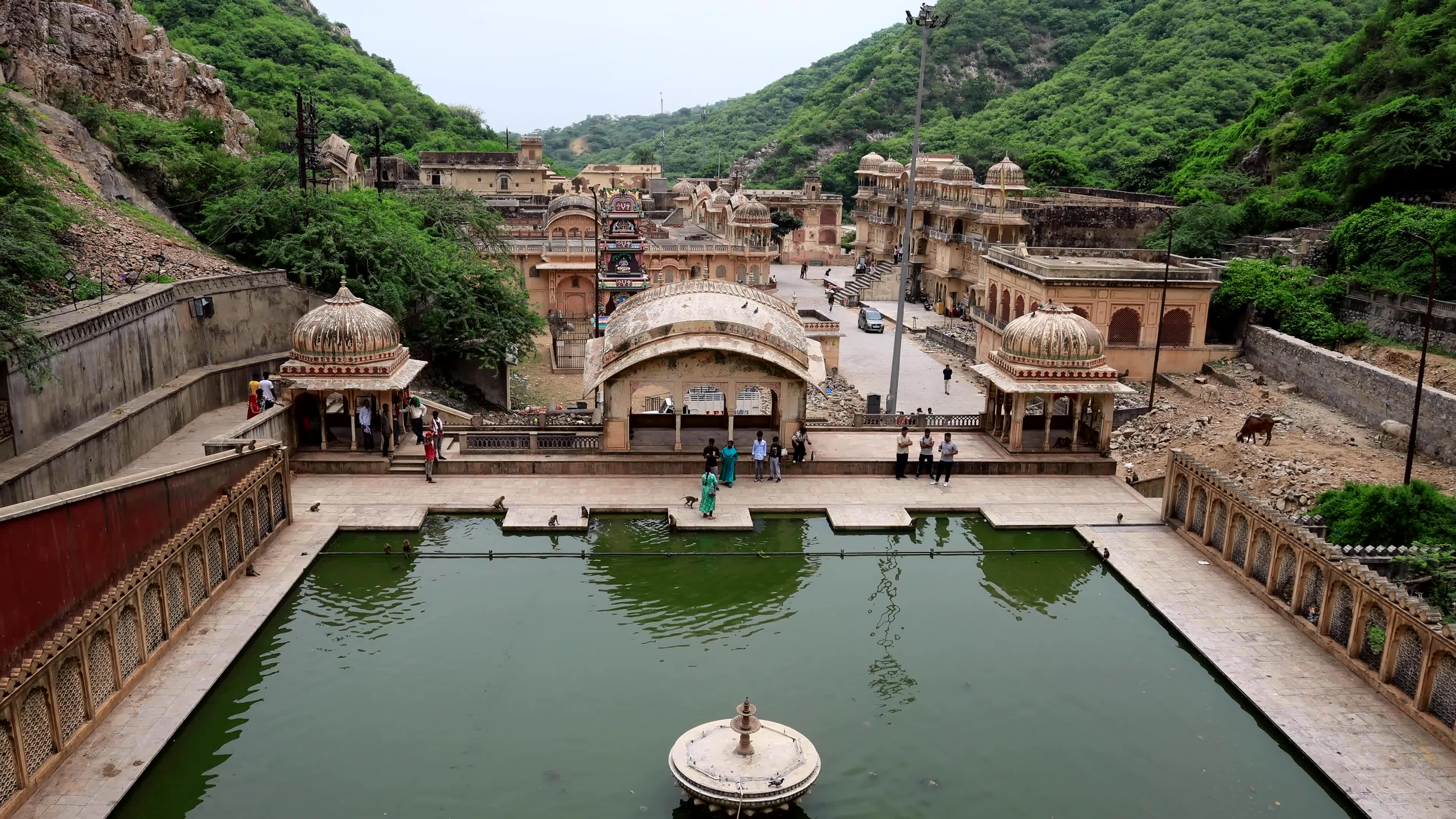 Shrine Galta Peeth Tirtha In Jaipur 