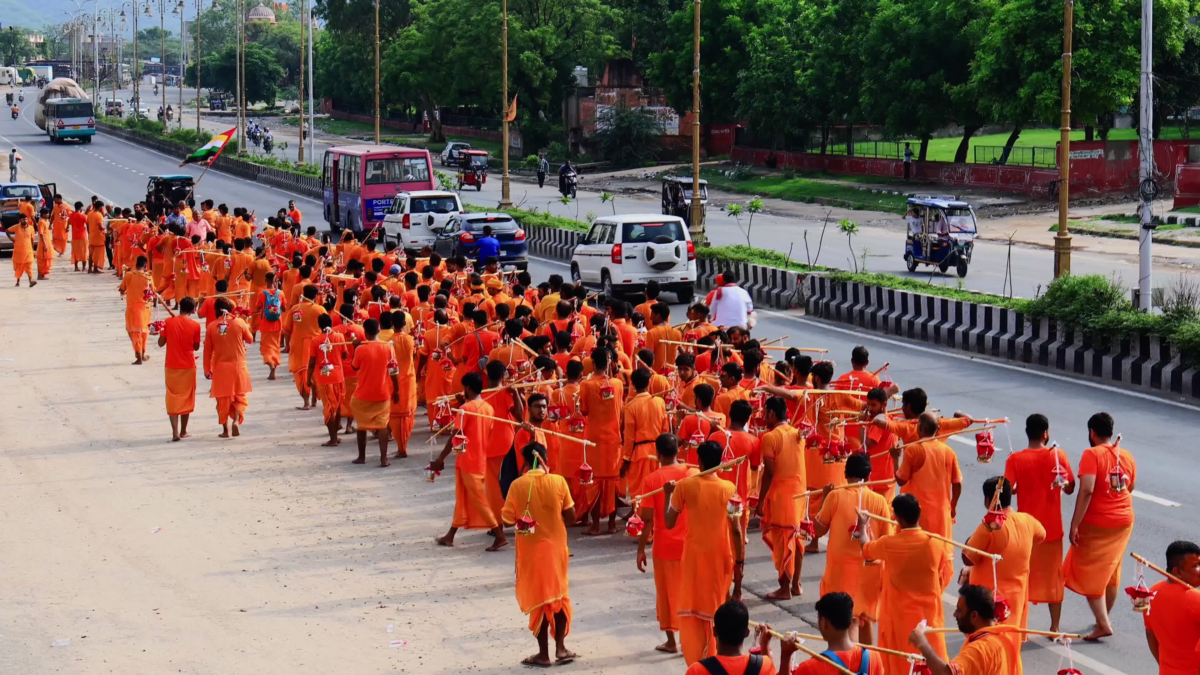 Kanwar Yatra In Jaipur 