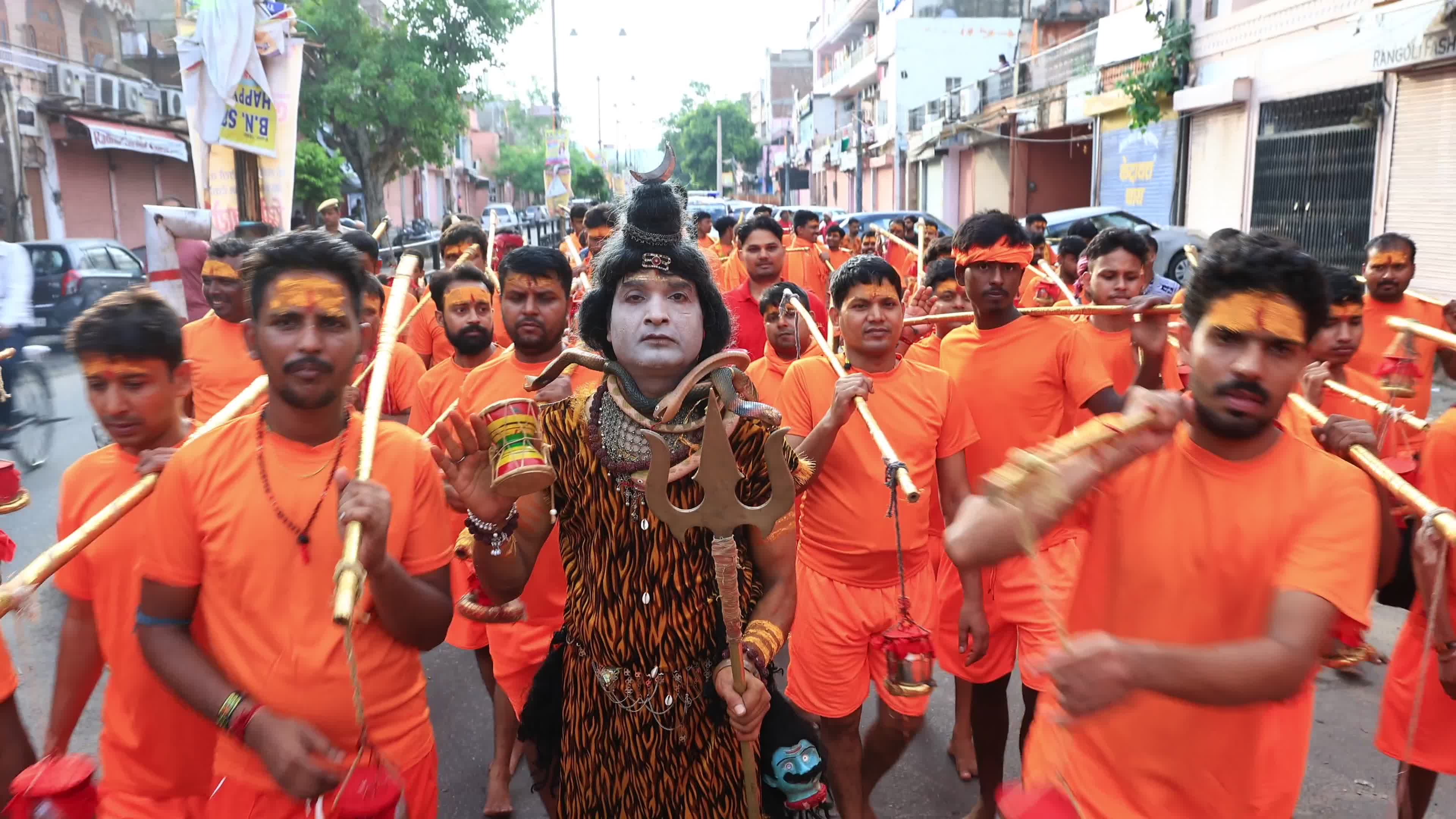 Kanwar Yatra In Jaipur 