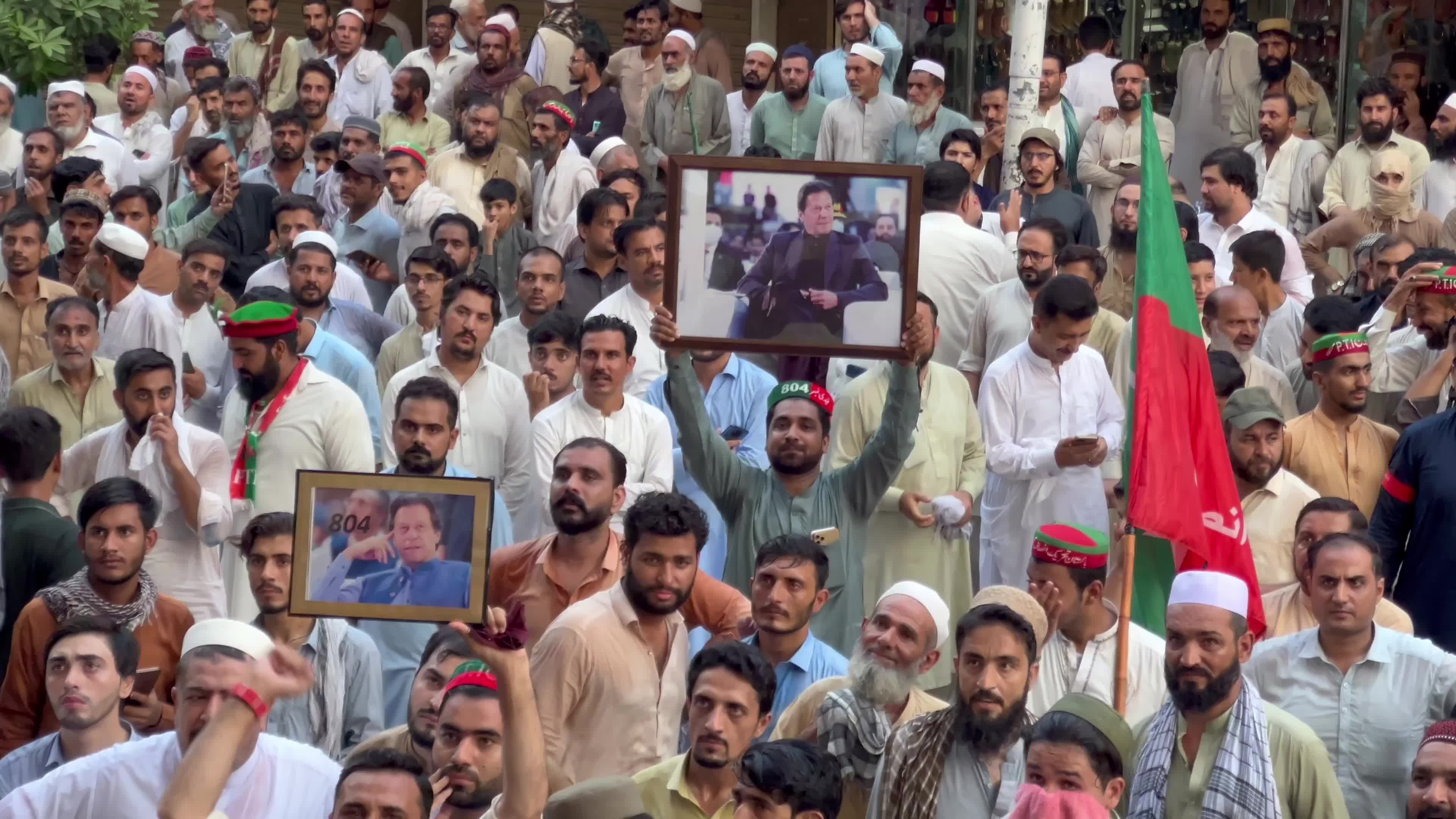 Pakistan's main opposition party supporters stage nationwide protest for Khan's release