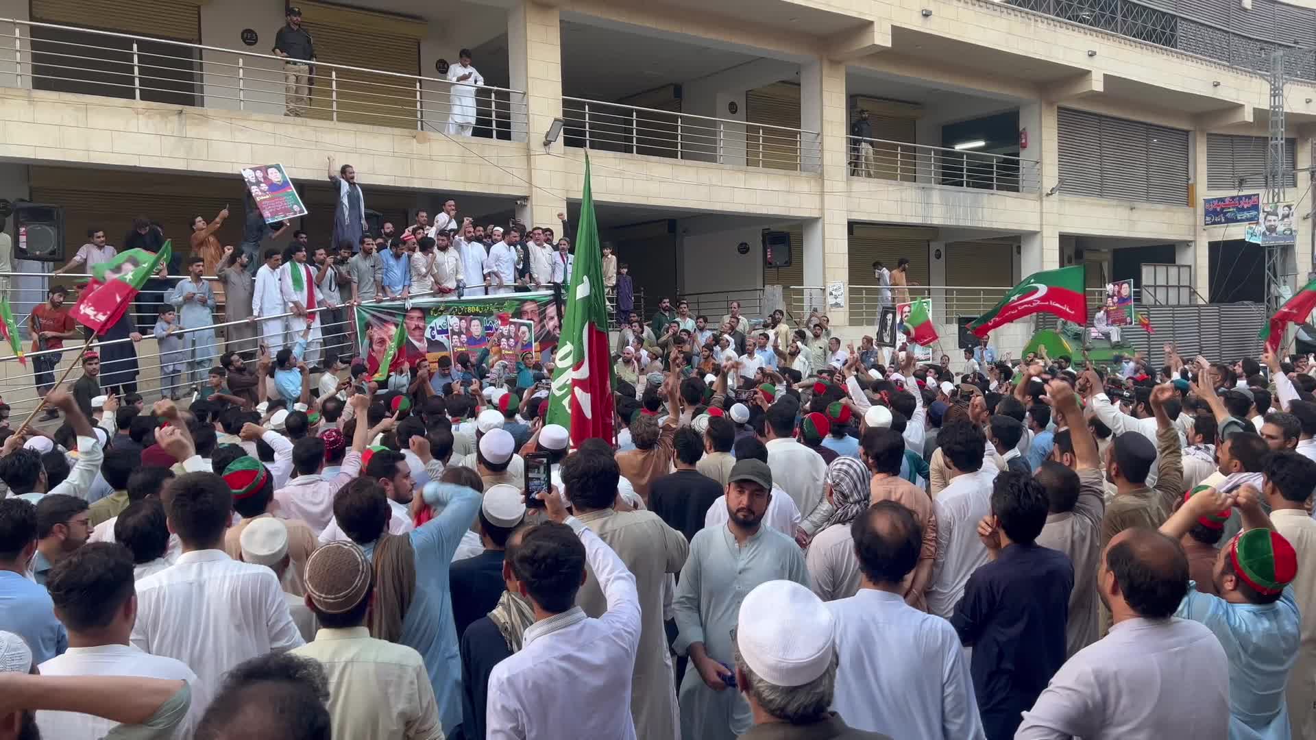 Pakistan's main opposition party supporters stage nationwide protest for Khan's release