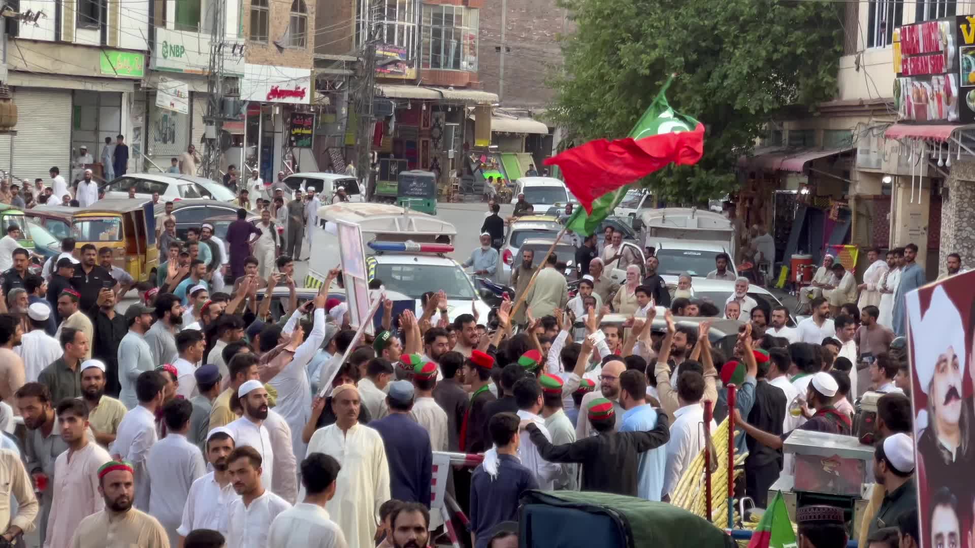Pakistan's main opposition party supporters stage nationwide protest for Khan's release