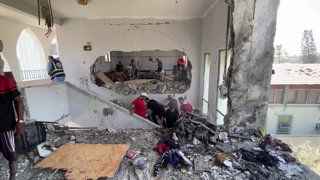 Aftermath of Israeli Airstrike In Gaza, Palestine