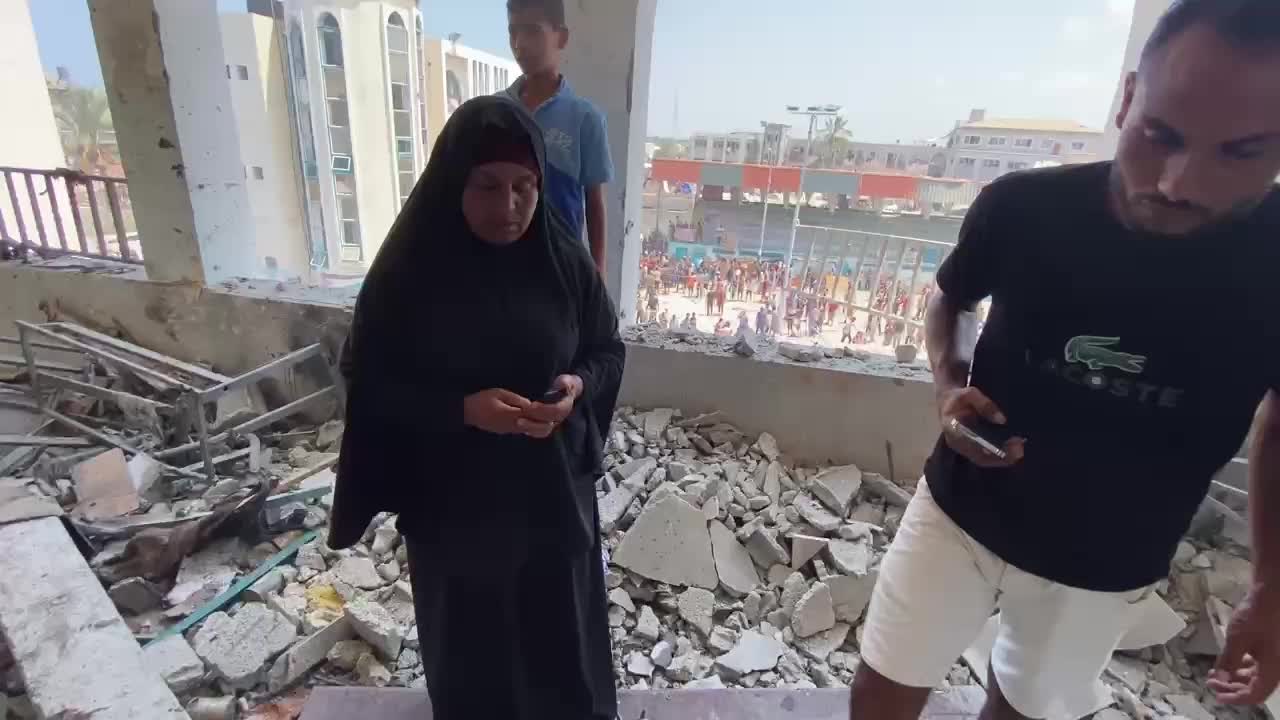 Aftermath of Israeli Airstrike In Gaza, Palestine