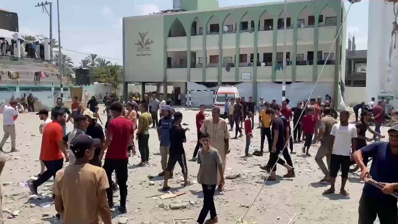 Aftermath of Israeli Airstrike In Gaza, Palestine