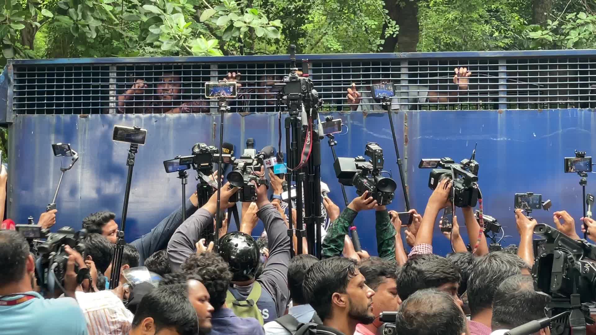 Anti quota protest in Dhaka