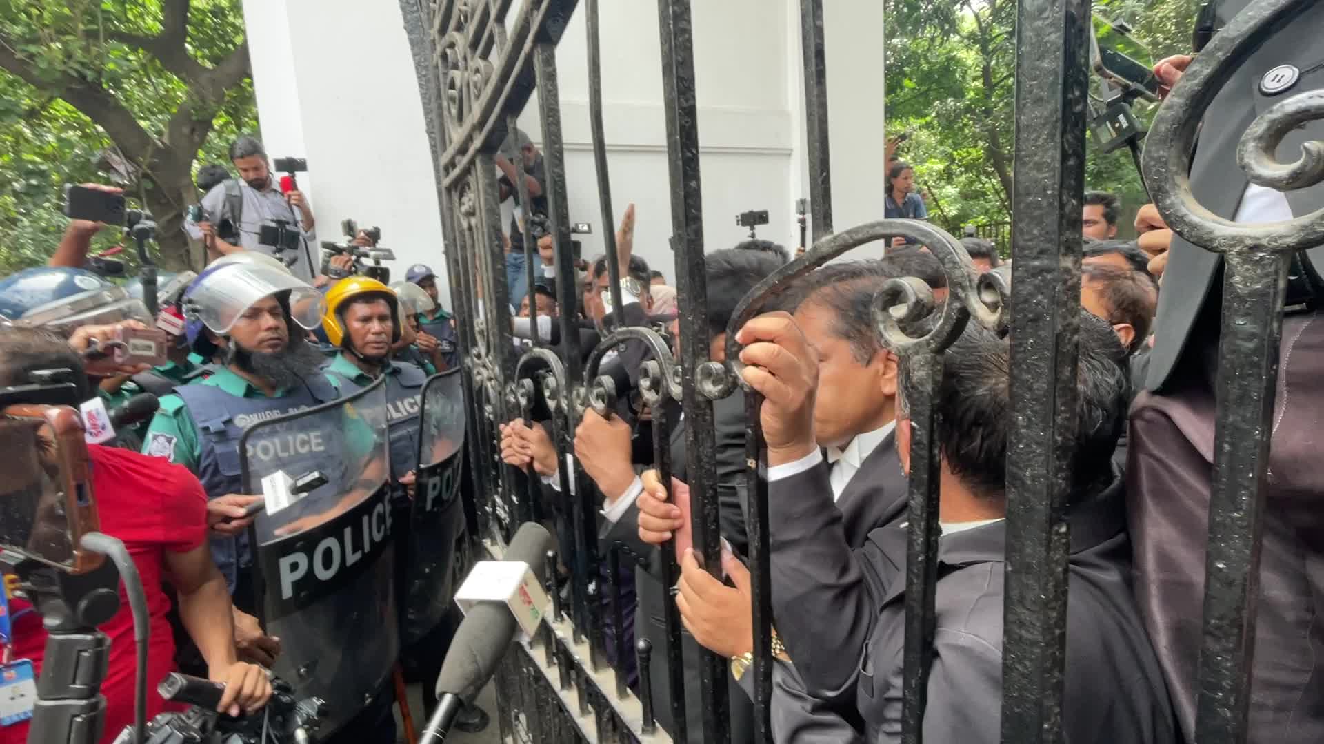 Anti quota protest in Dhaka