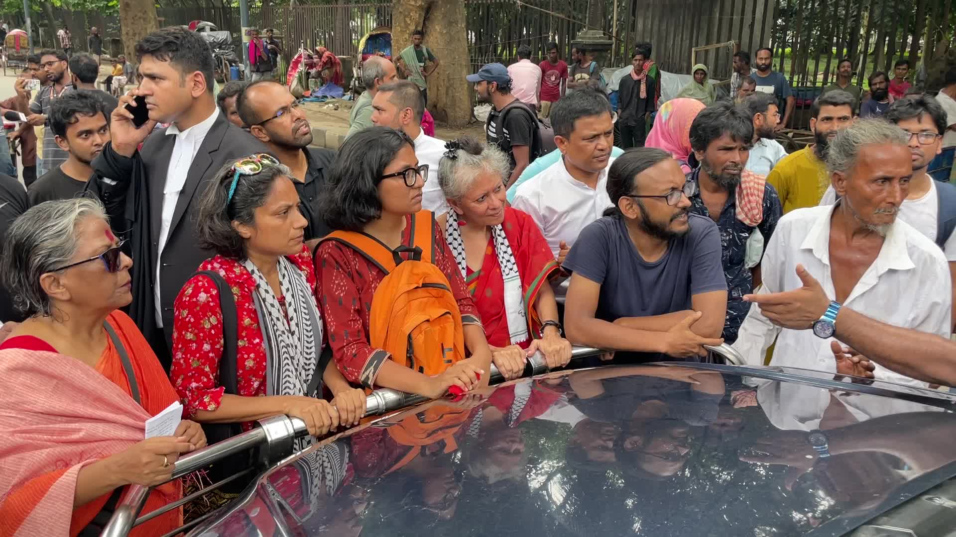 Anti quota protest in Dhaka