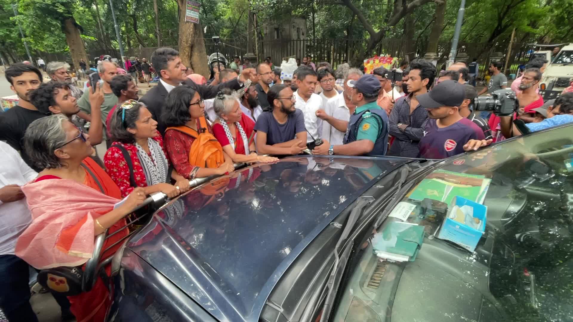Anti quota protest in Dhaka