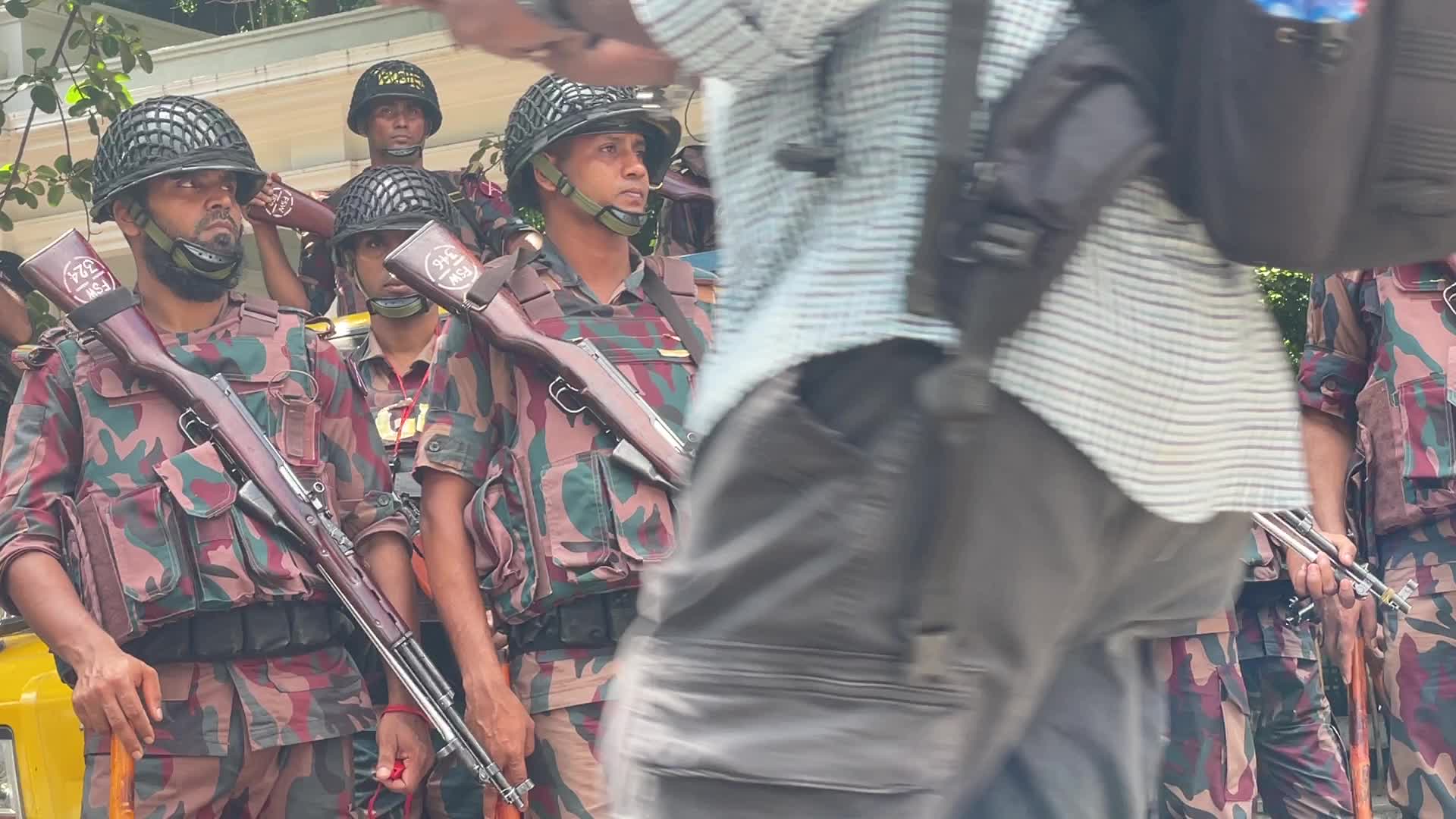 Anti quota protest in Dhaka
