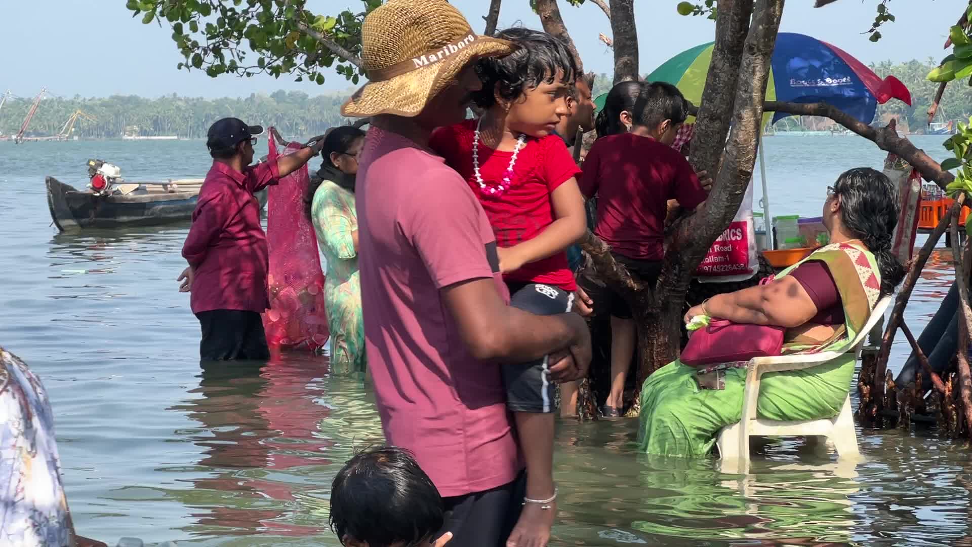 Daily life at Sambranikodi Island