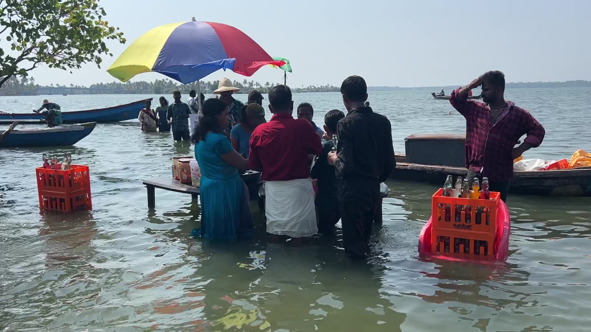 Daily life at Sambranikodi Island