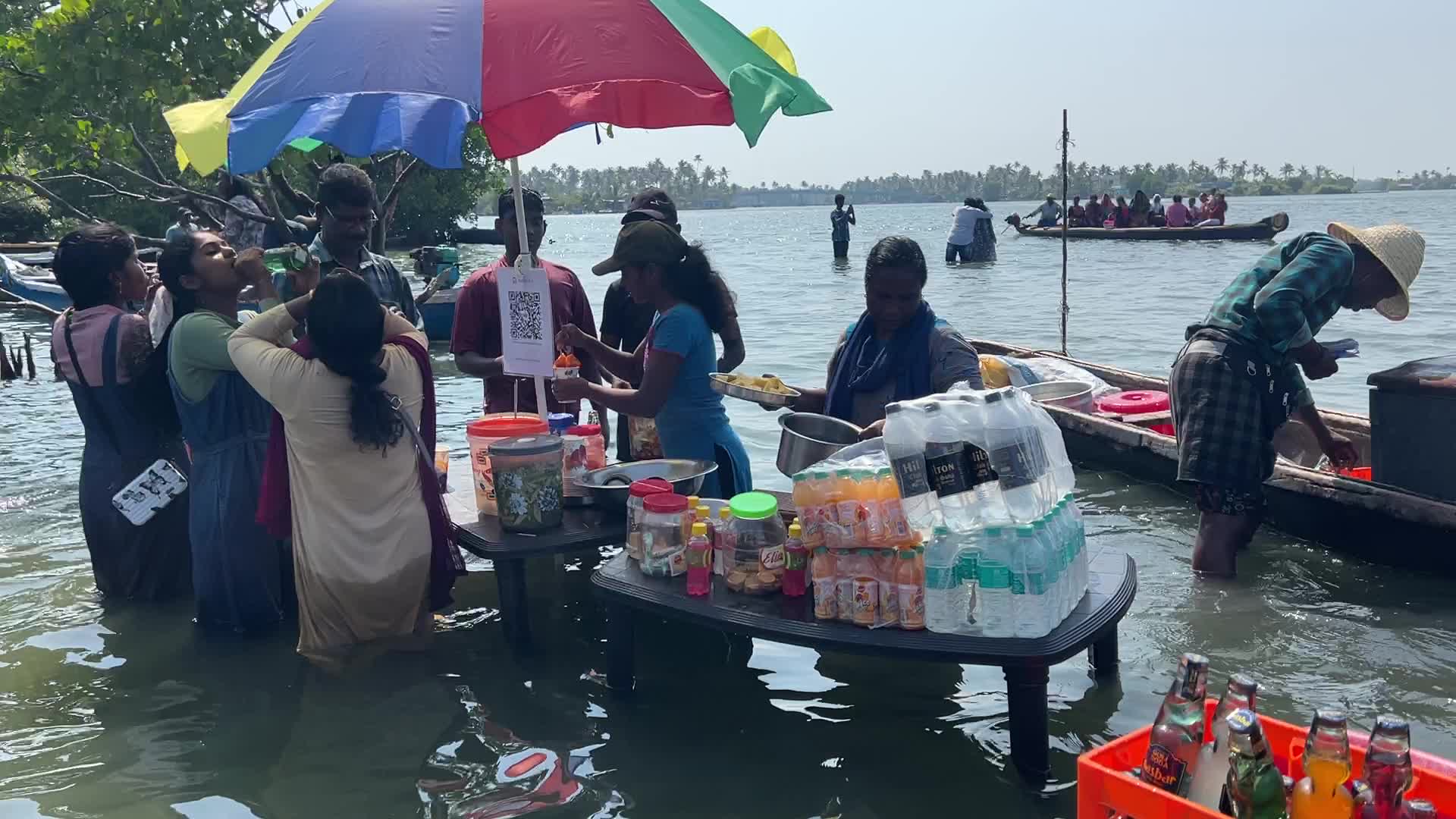 Daily life at Sambranikodi Island
