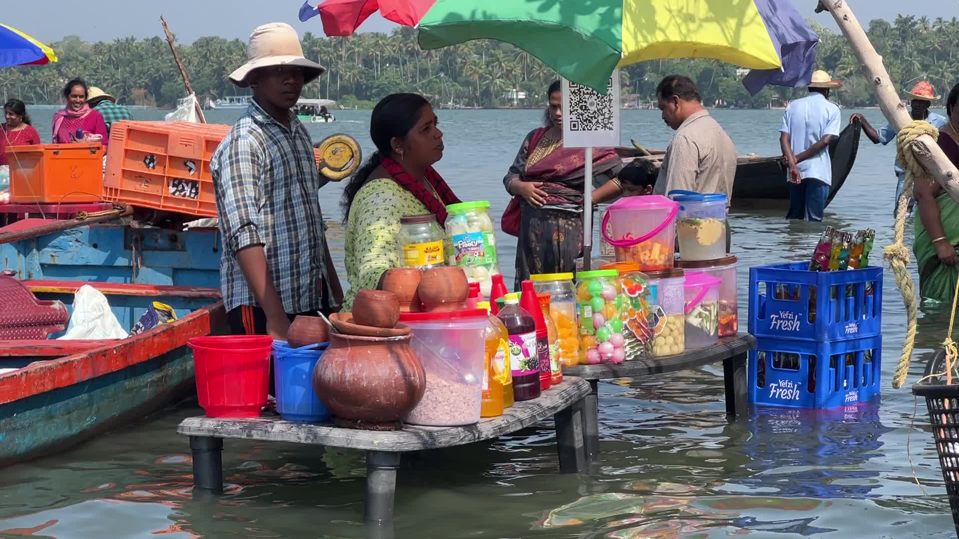 Daily life at Sambranikodi Island