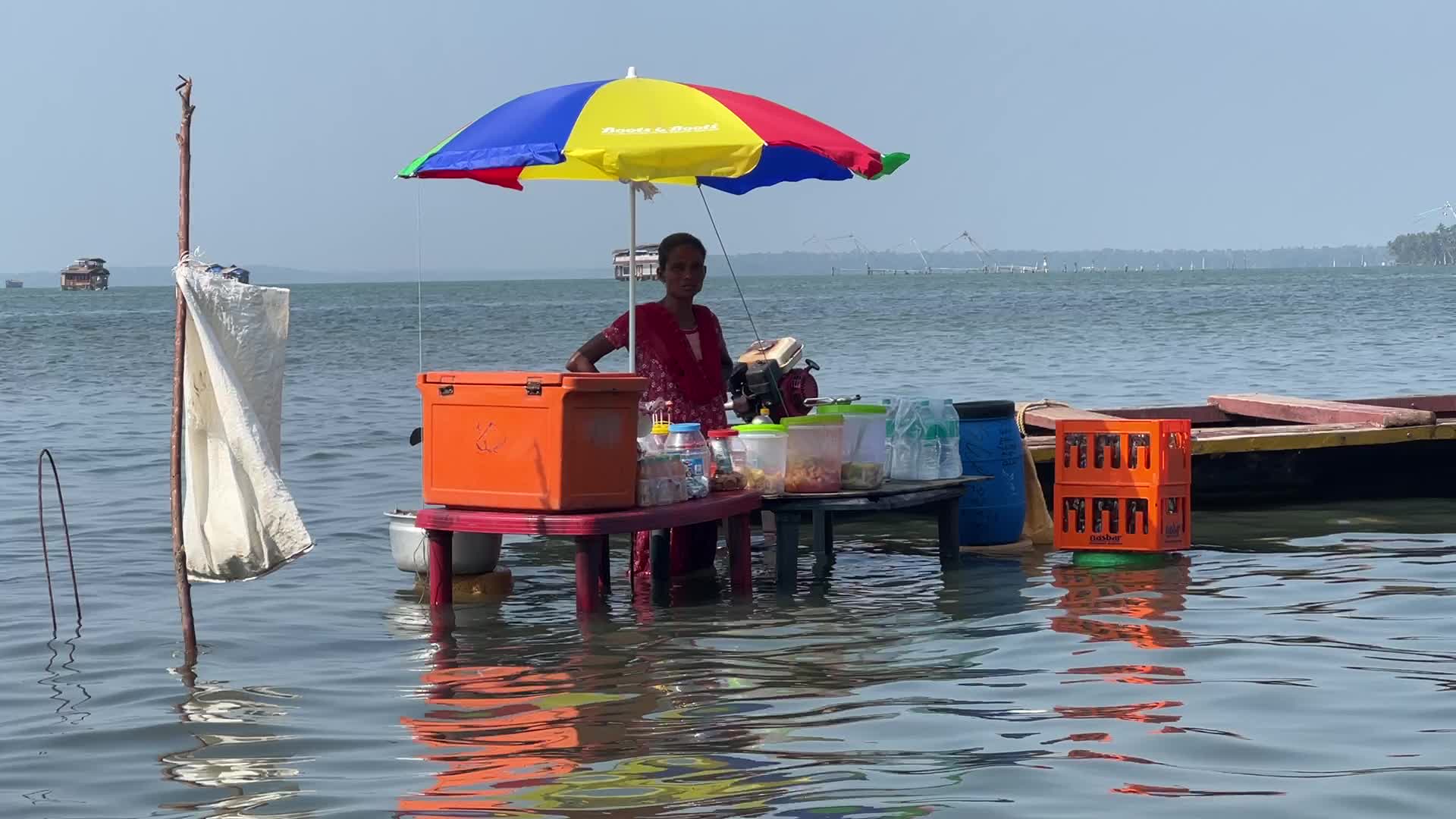 Daily life at Sambranikodi Island