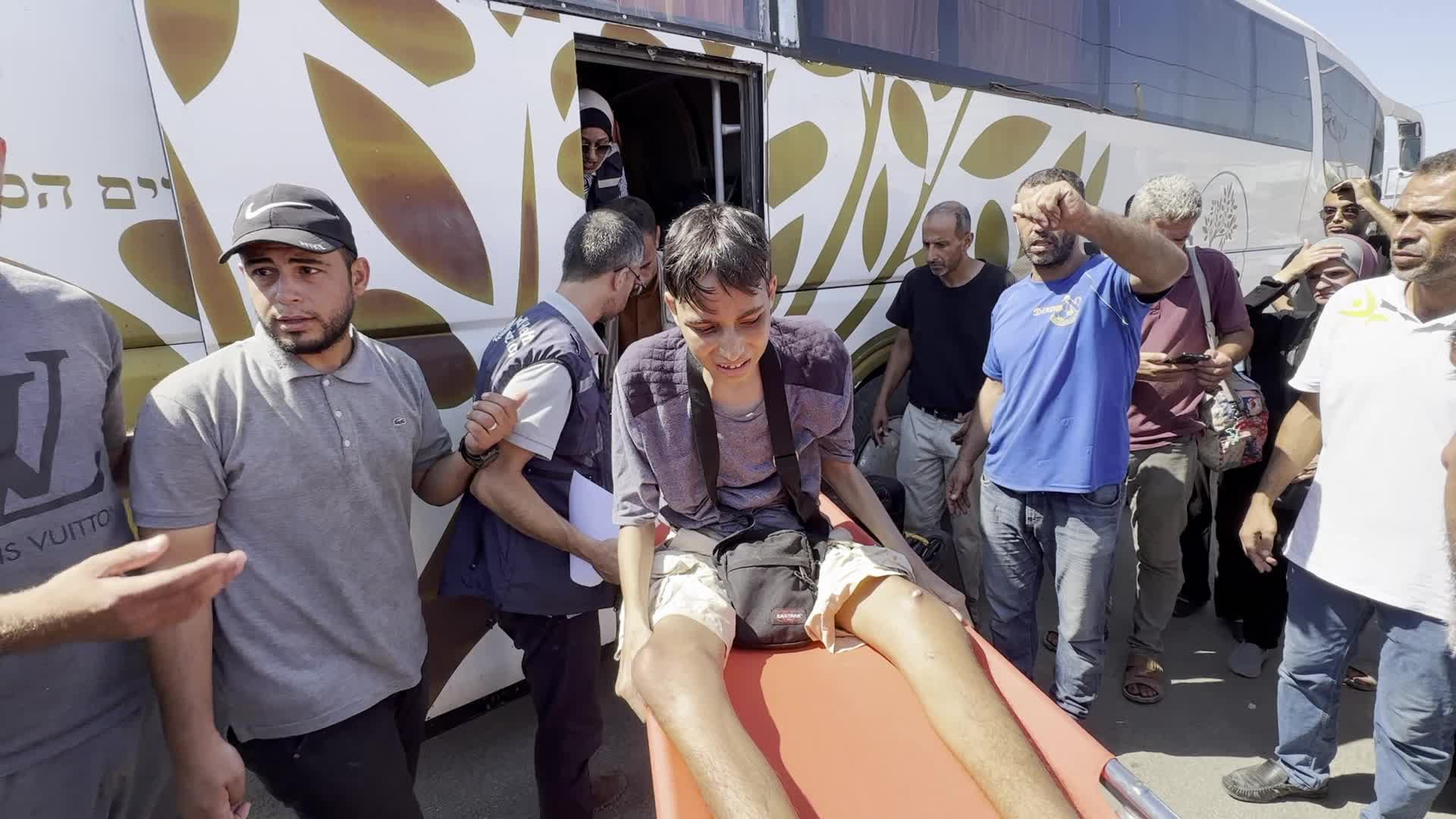 Palestinian Patients Await Evacuation for Treatment Amid Israel-Hamas Conflict in Gaza Strip 