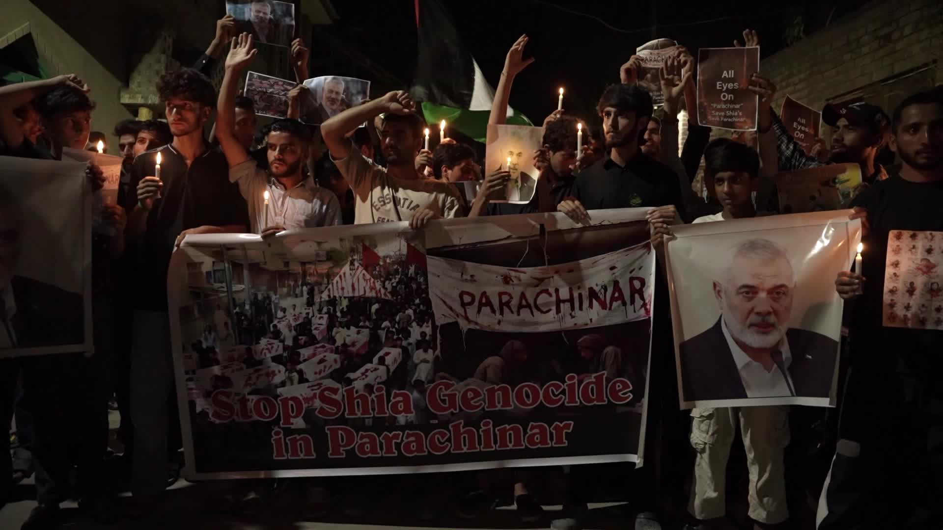 Protests Over Ismail Haniya's Assassination and Targeted Killings in Parachinar's Shia Community in Srinagar, India - 02 Aug 2024
