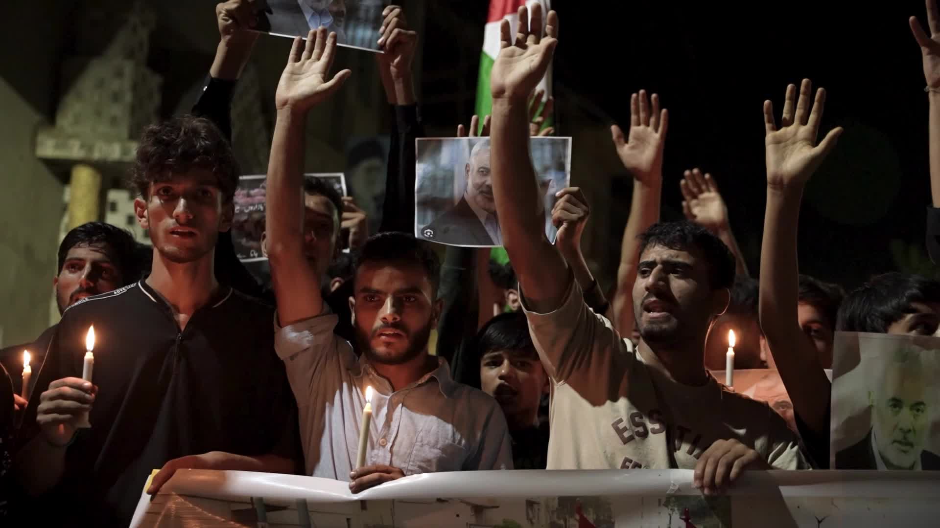 Protests Over Ismail Haniya's Assassination and Targeted Killings in Parachinar's Shia Community in Srinagar, India - 02 Aug 2024