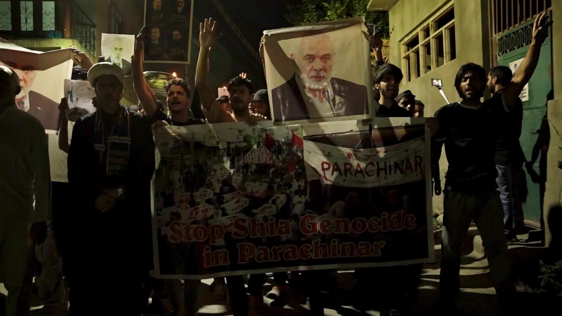 Protests Over Ismail Haniya's Assassination and Targeted Killings in Parachinar's Shia Community in Srinagar, India - 02 Aug 2024