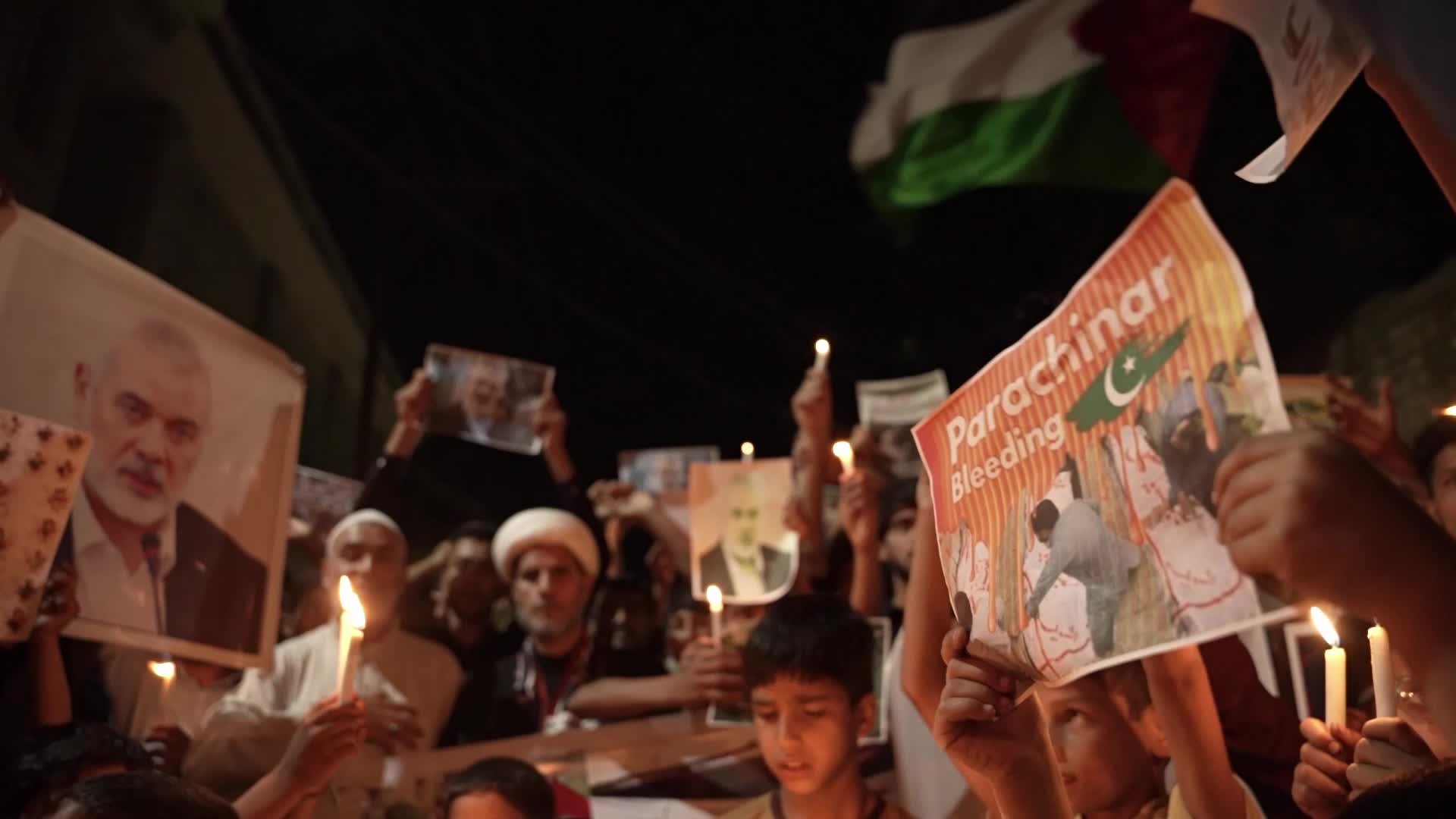 Protests Over Ismail Haniya's Assassination and Targeted Killings in Parachinar's Shia Community in Srinagar, India - 02 Aug 2024