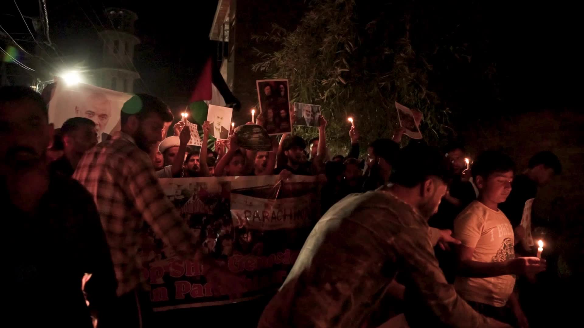Protests Over Ismail Haniya's Assassination and Targeted Killings in Parachinar's Shia Community in Srinagar, India - 02 Aug 2024