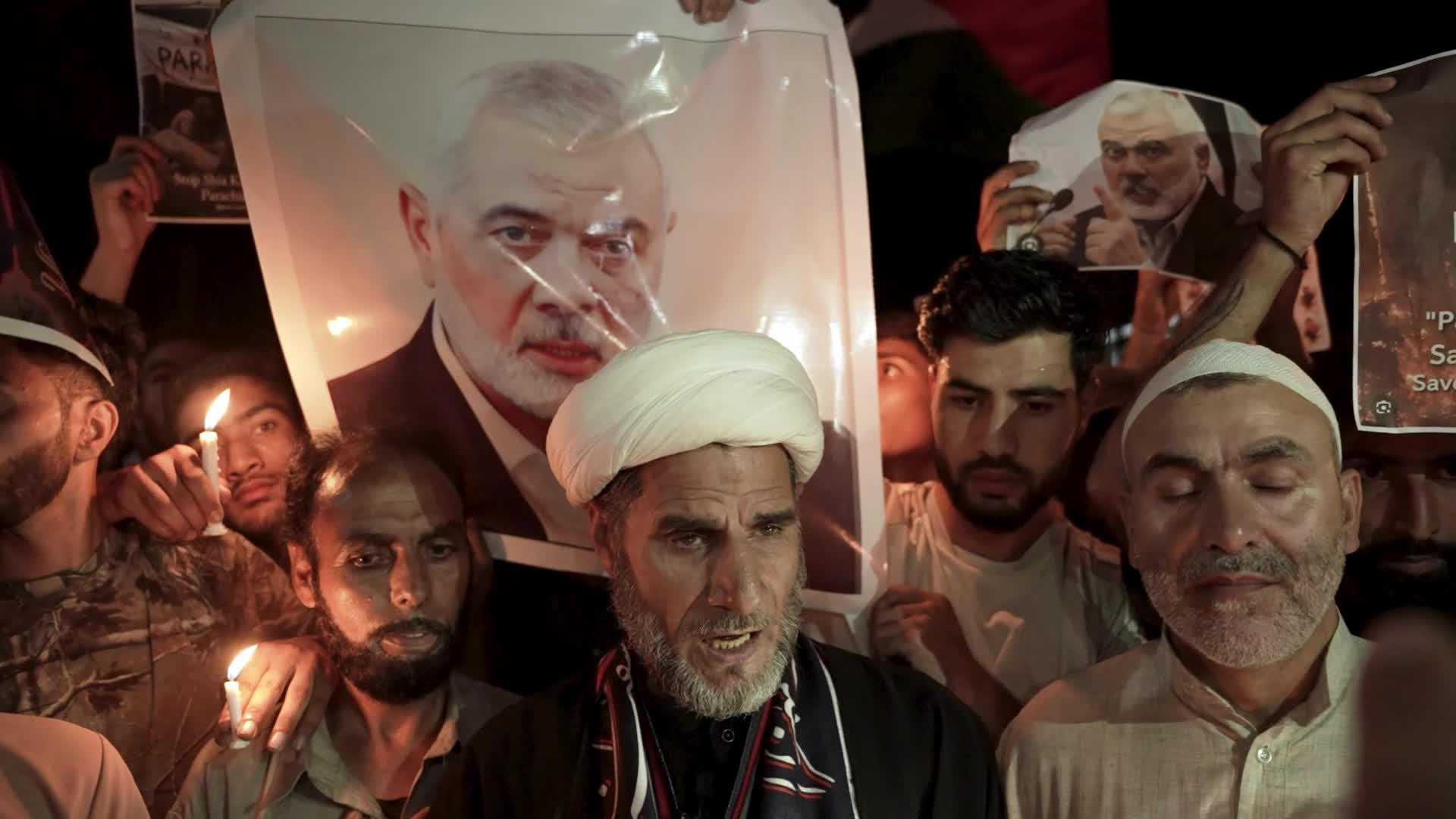 Protests Over Ismail Haniya's Assassination and Targeted Killings in Parachinar's Shia Community in Srinagar, India - 02 Aug 2024