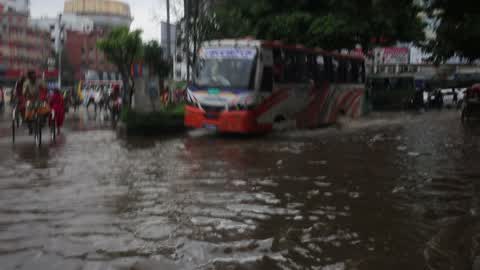 Rain in Dhaka
