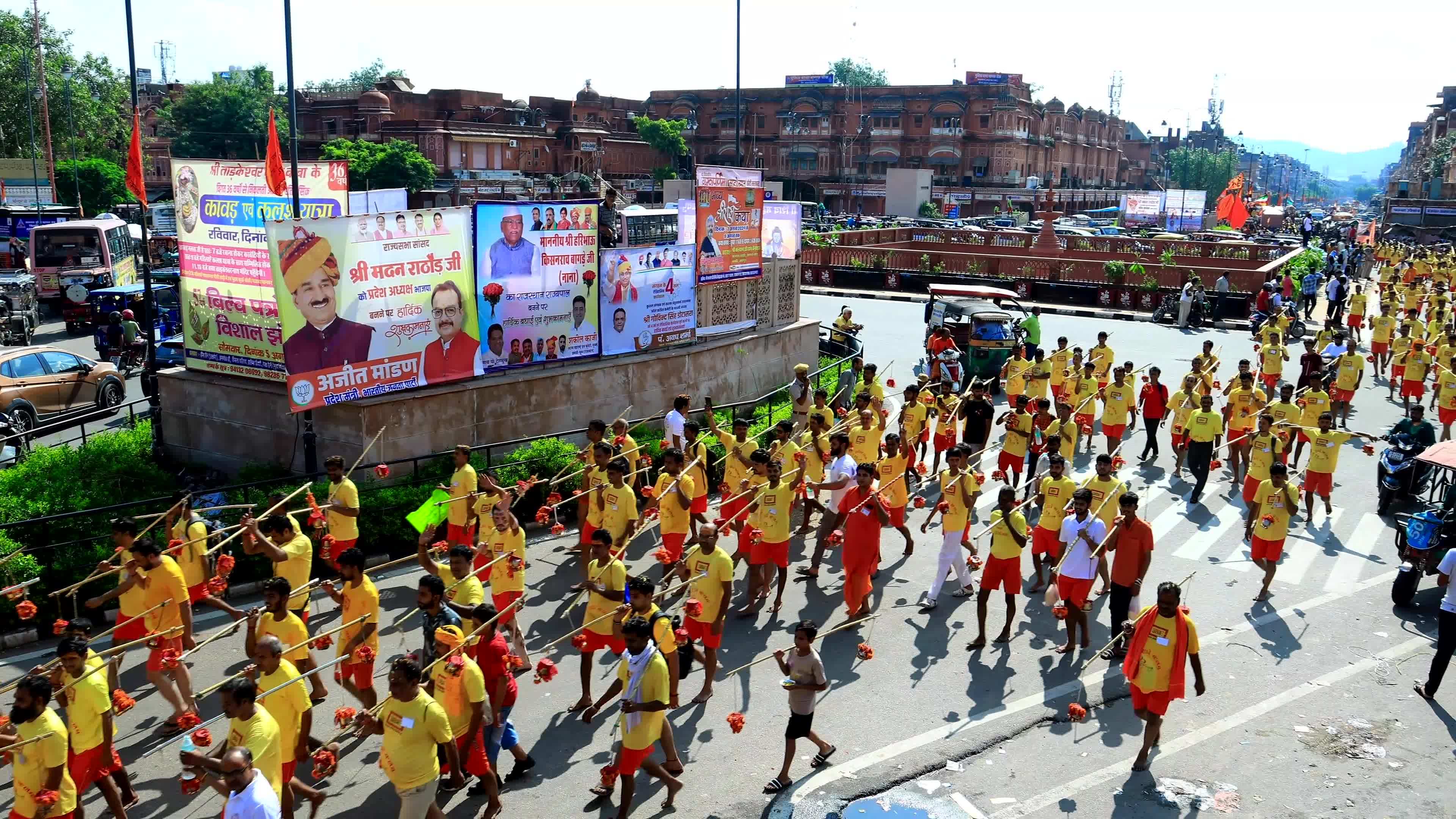Kanwar Yatra In Jaipur  