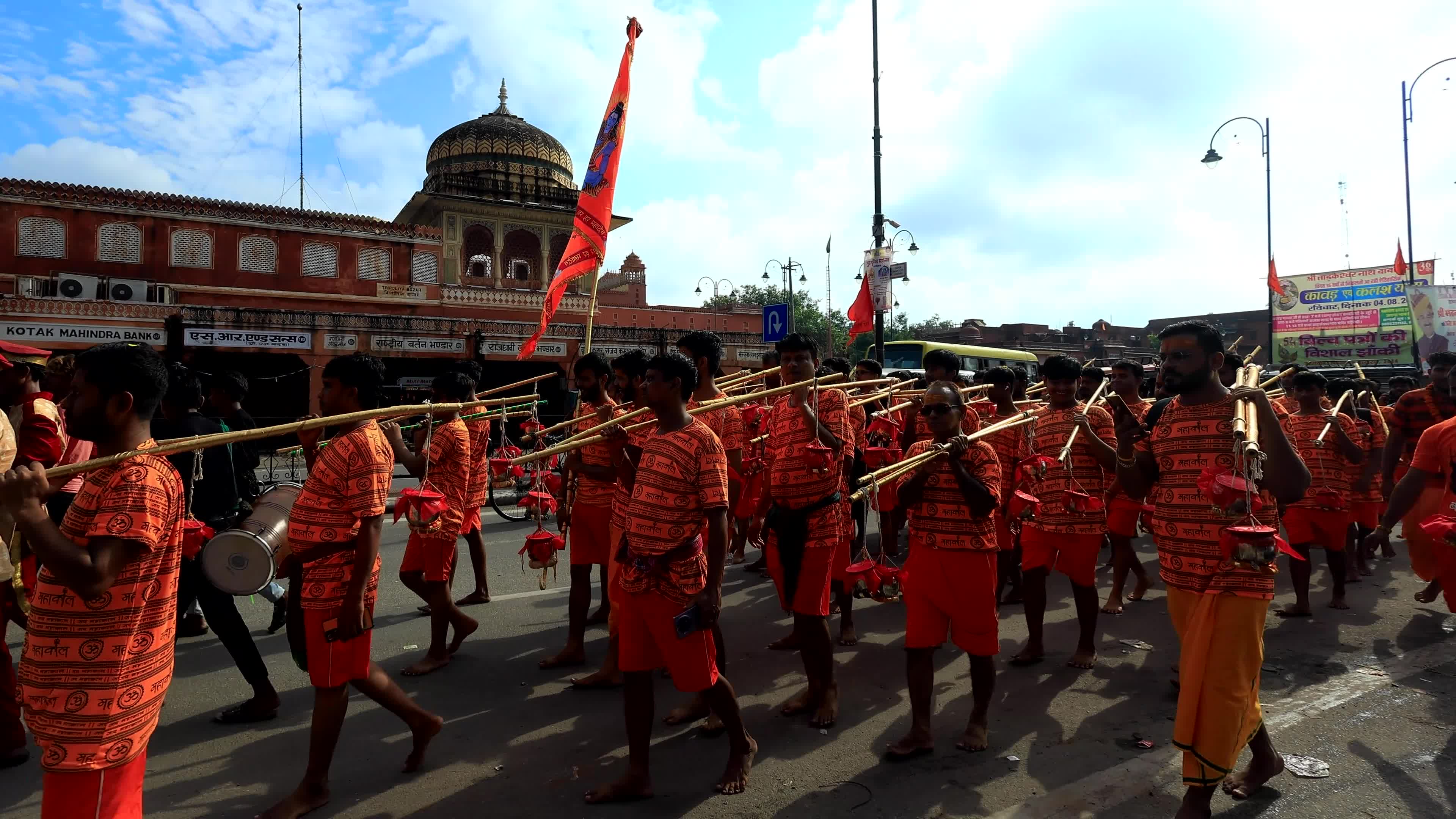 Kanwar Yatra In Jaipur  