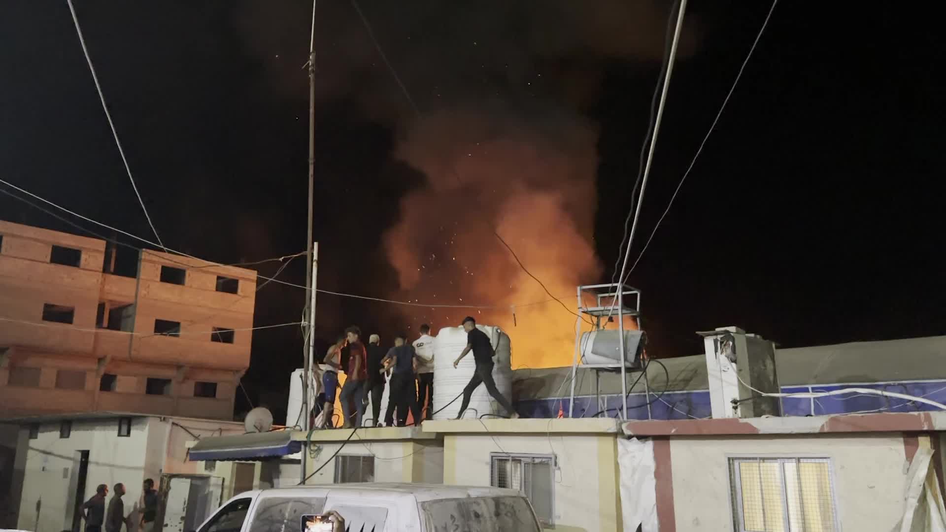 Israeli Airstrike In Gaza, Palestine