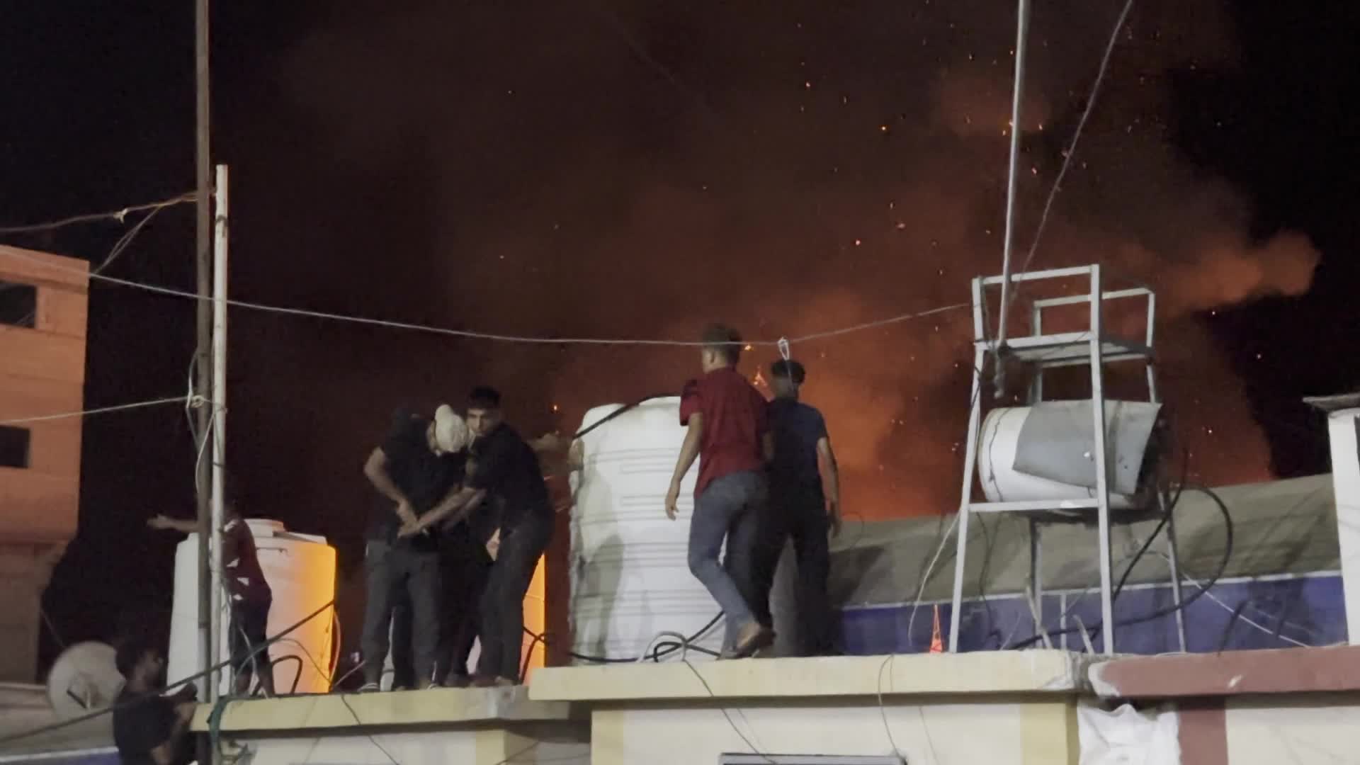 Israeli Airstrike In Gaza, Palestine