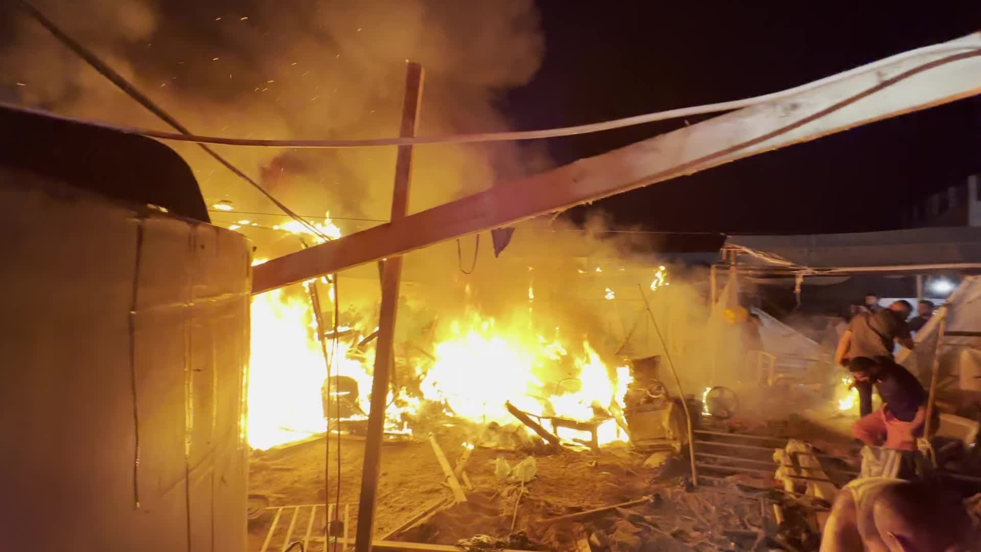 Israeli Airstrike In Gaza, Palestine