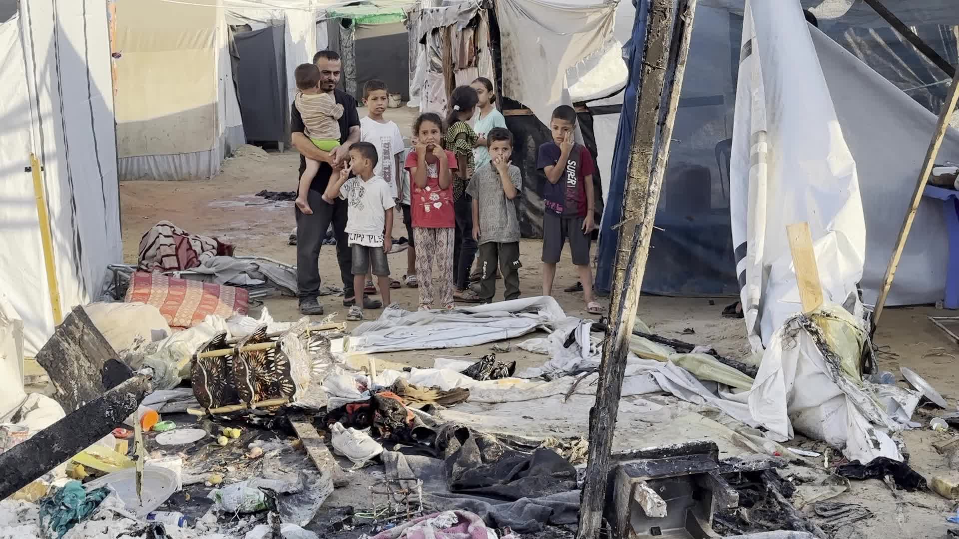 Aftermath of Israeli Airstrike In Gaza, Palestine