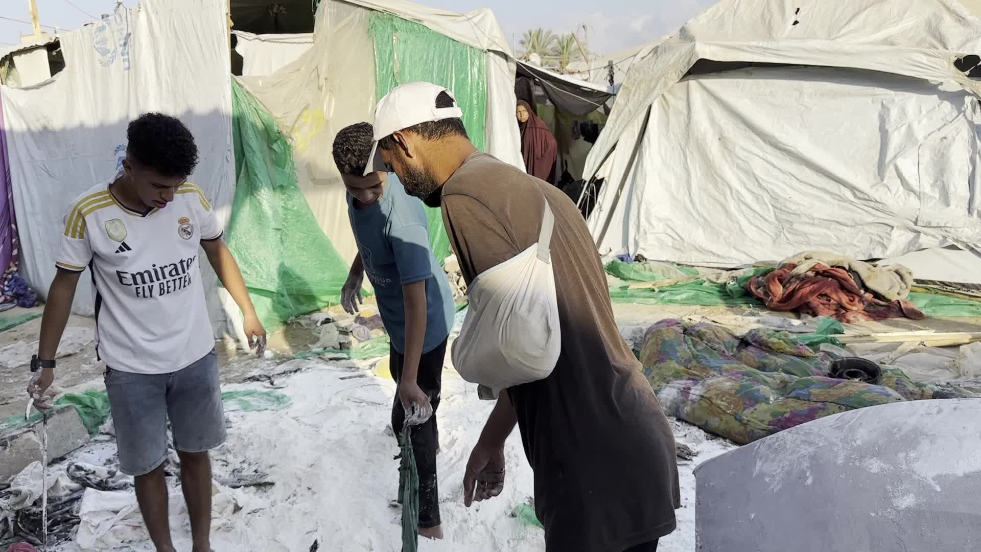 Aftermath of Israeli Airstrike In Gaza, Palestine