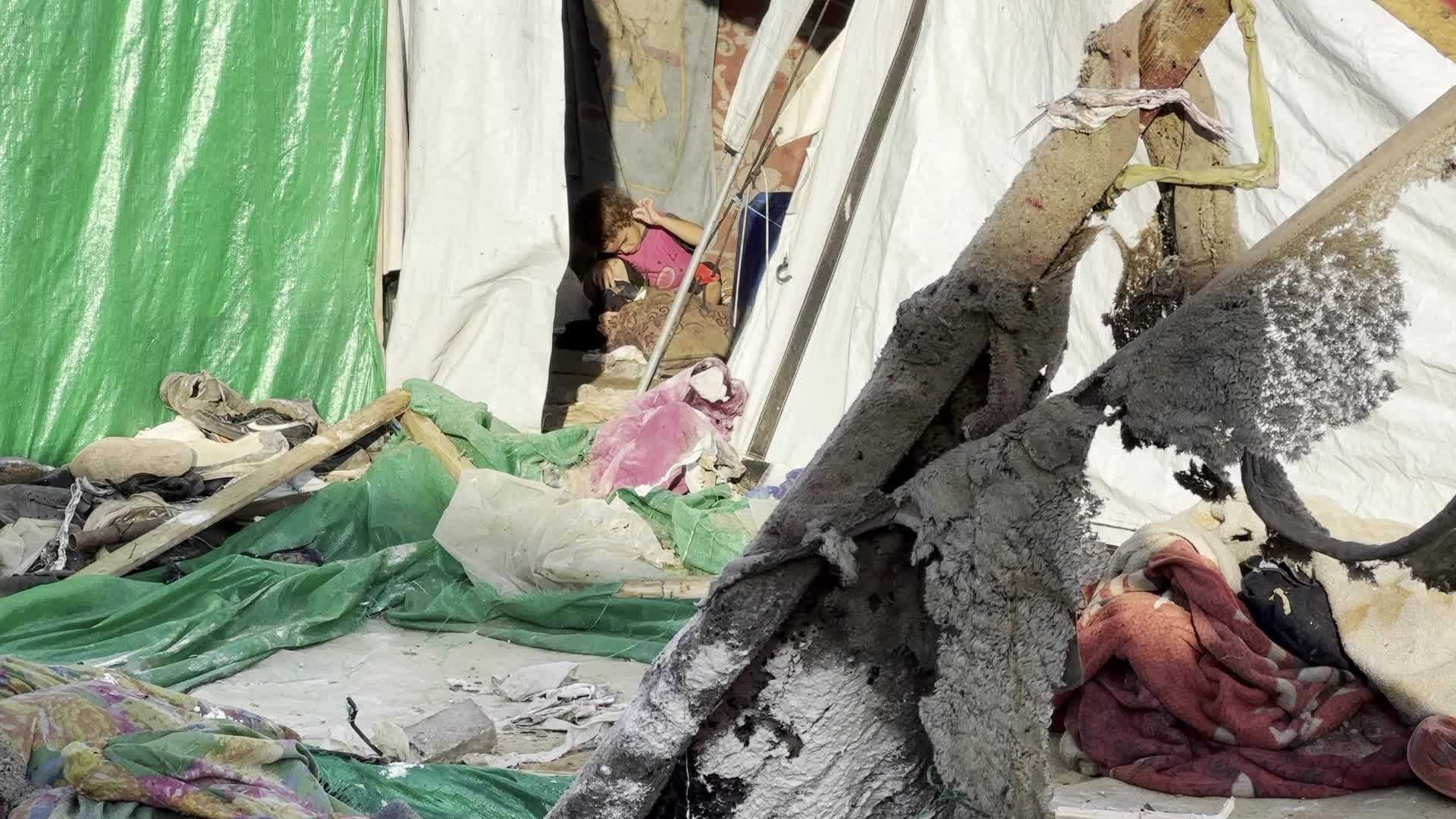 Aftermath of Israeli Airstrike In Gaza, Palestine