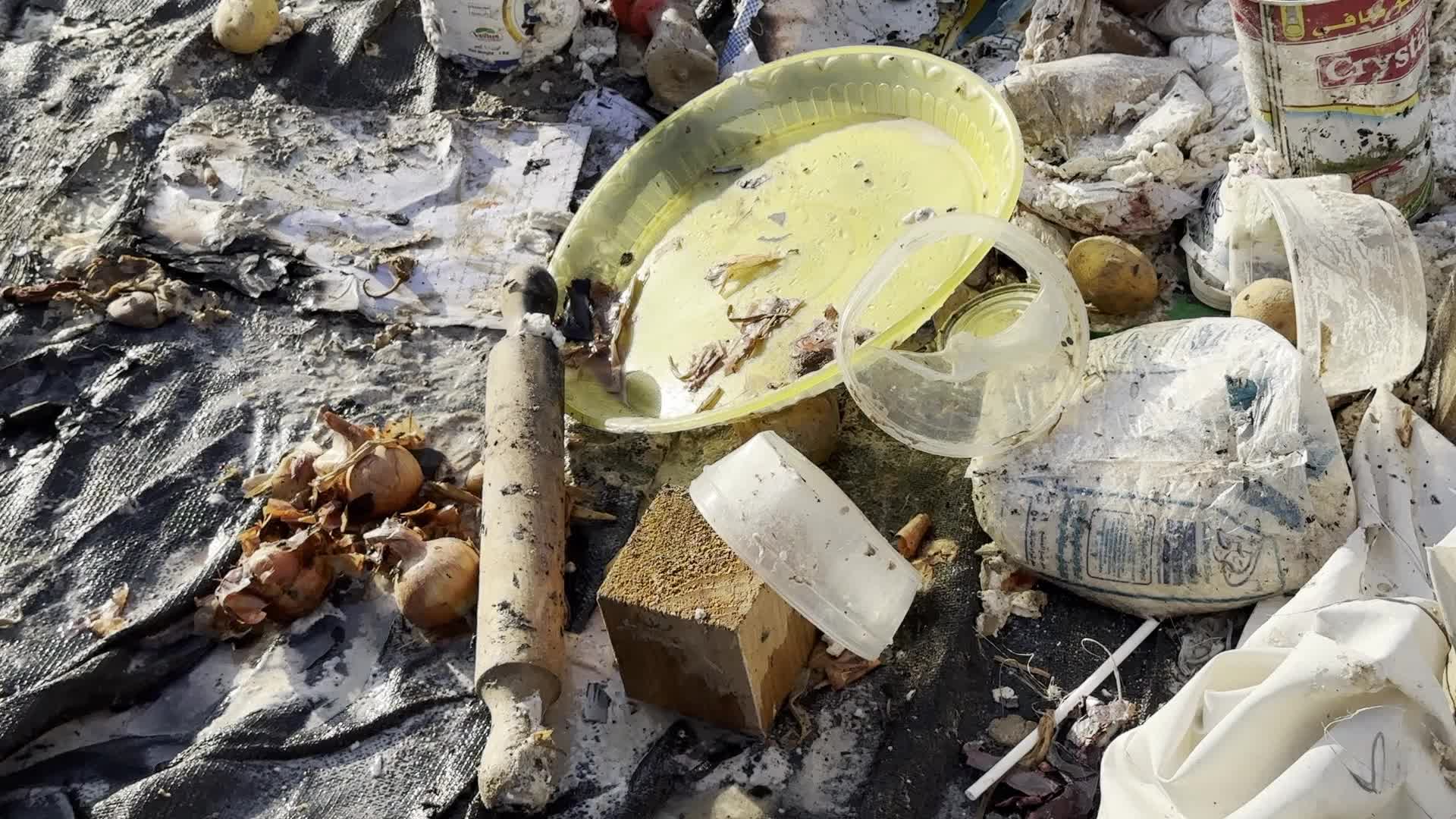 Aftermath of Israeli Airstrike In Gaza, Palestine
