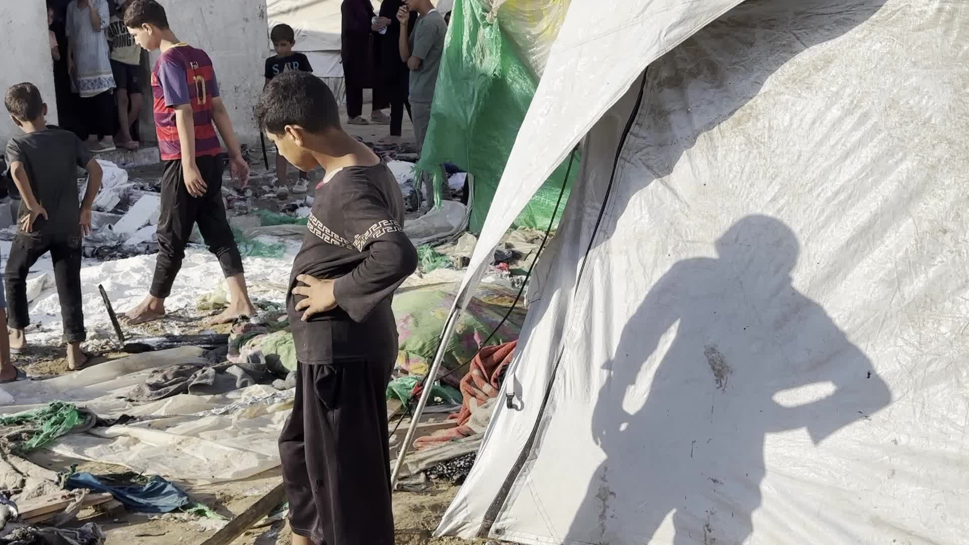Aftermath of Israeli Airstrike In Gaza, Palestine