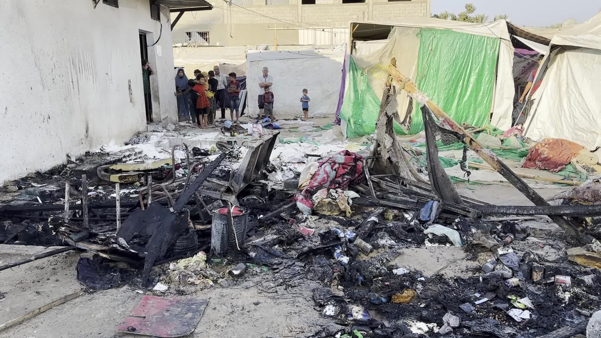 Aftermath of Israeli Airstrike In Gaza, Palestine