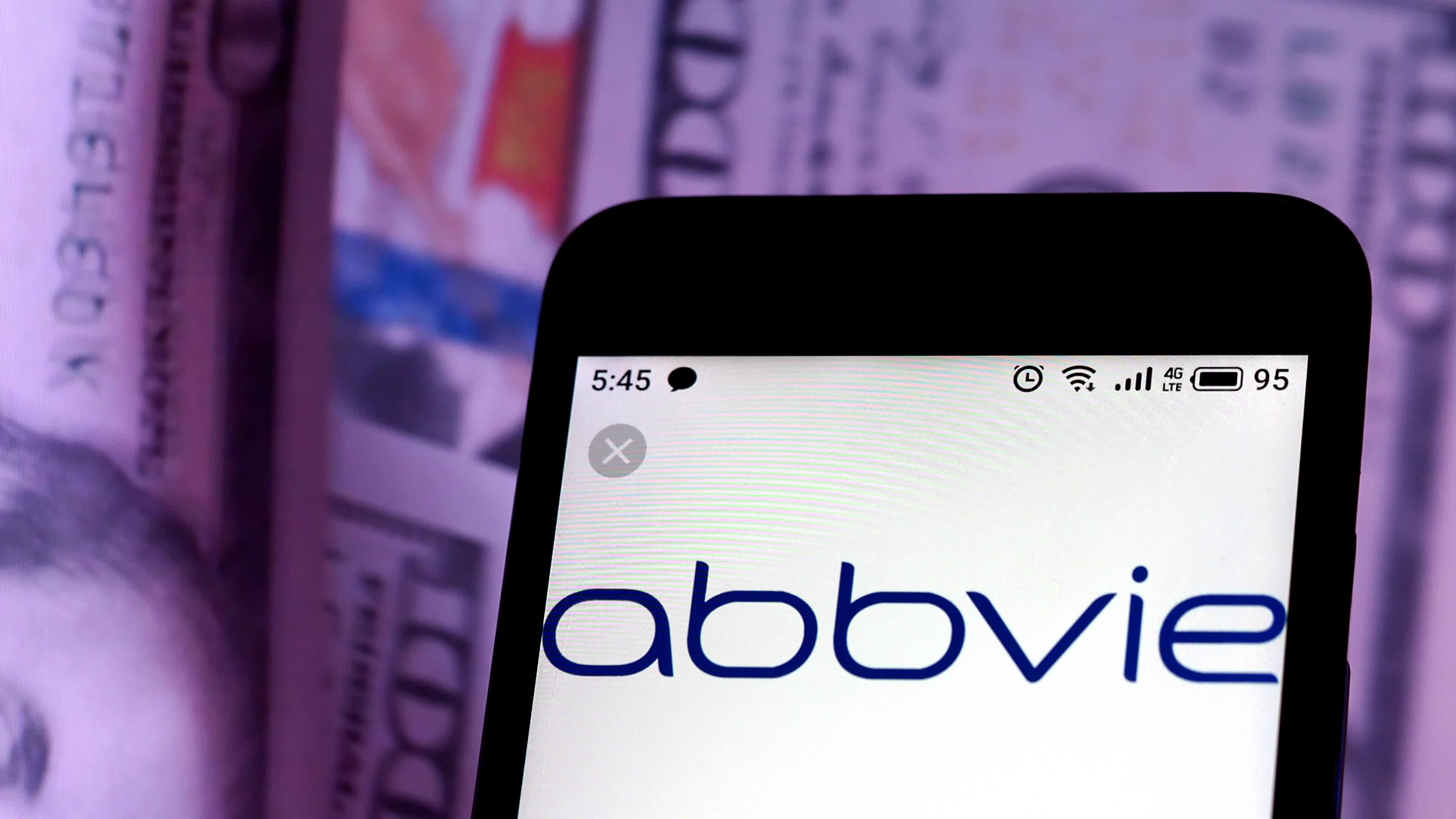 Video illustration the logo of AbbVie