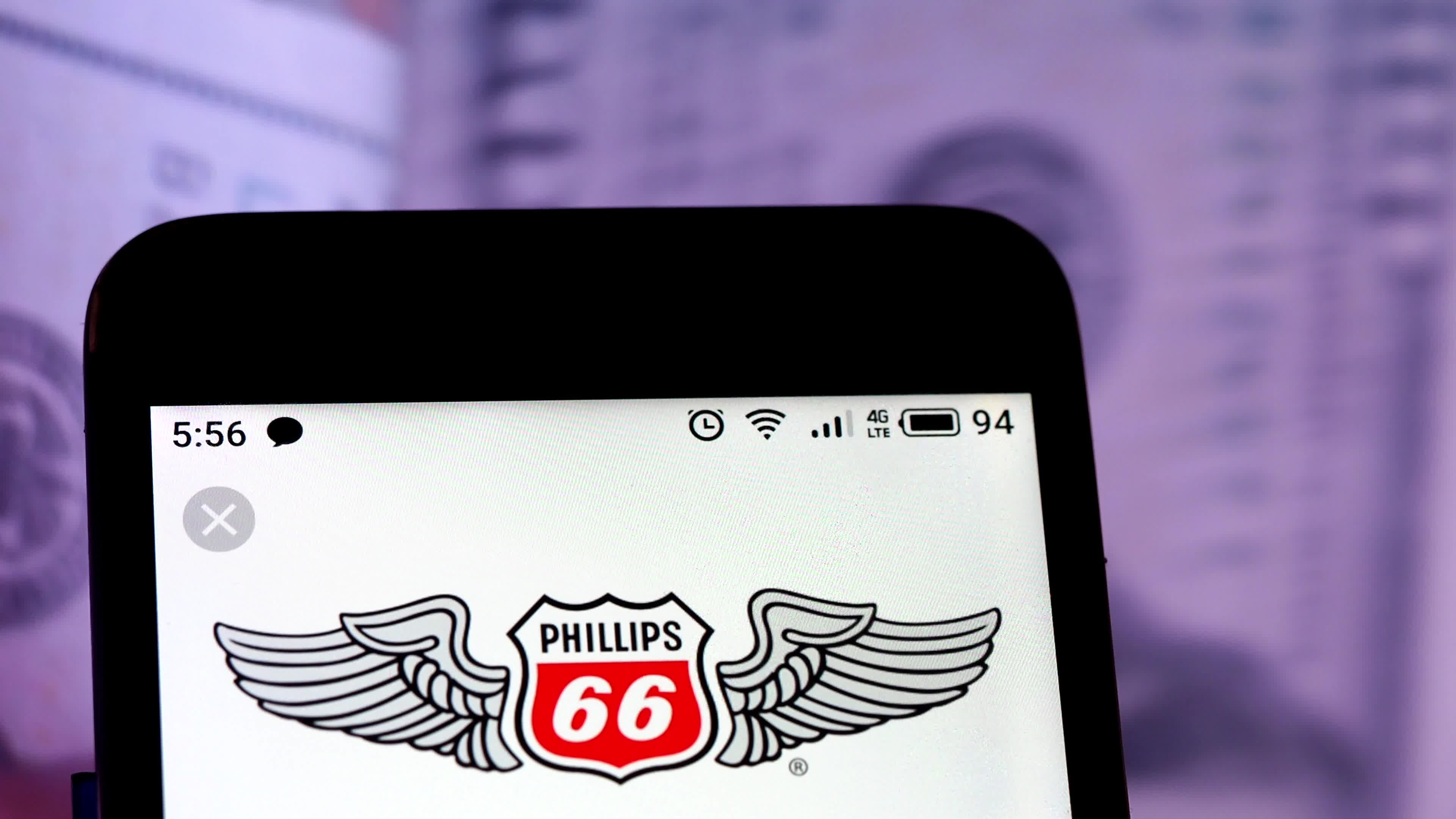 Video illustration the logo of Phillips 66